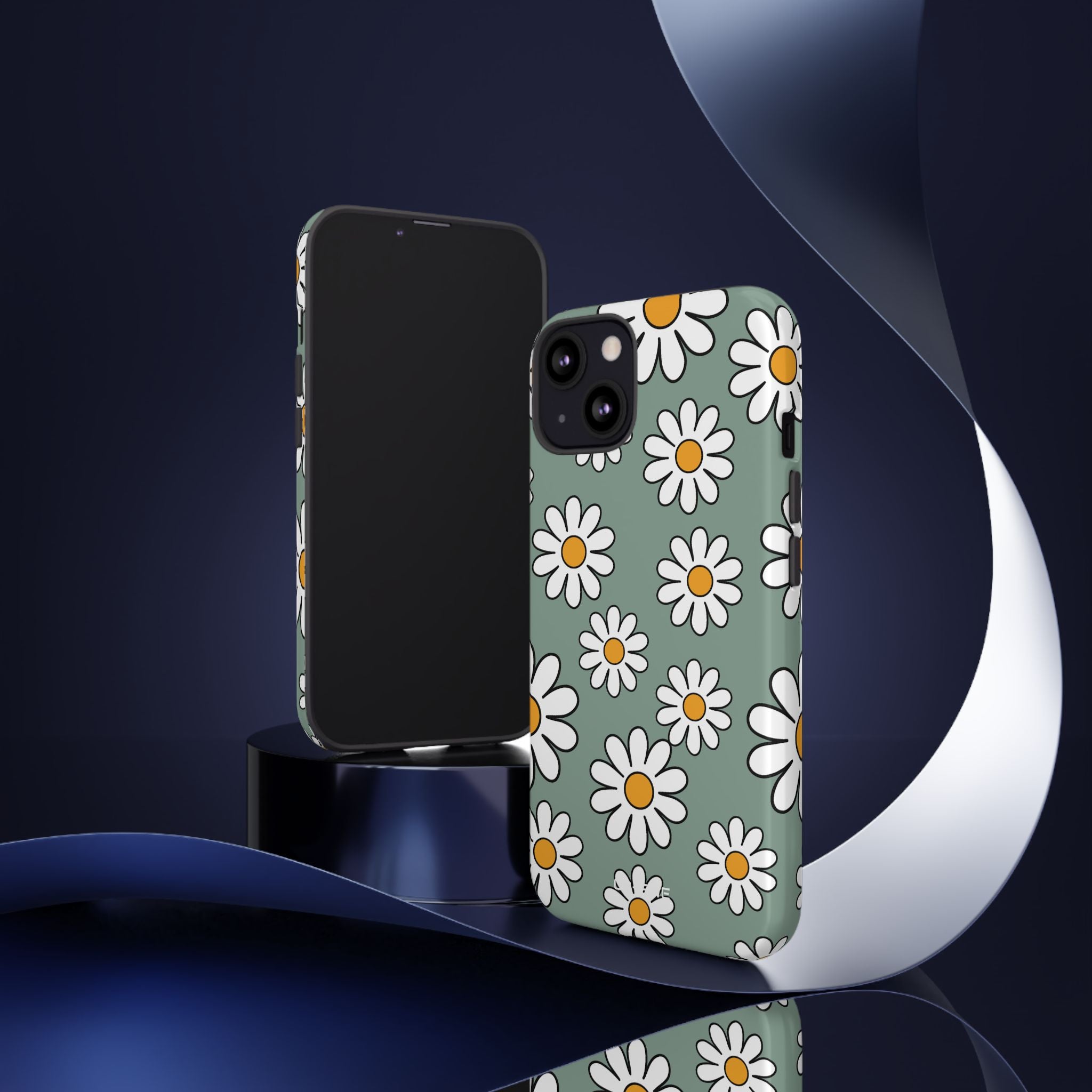 Daisies Dance Playfully - iPhone Case