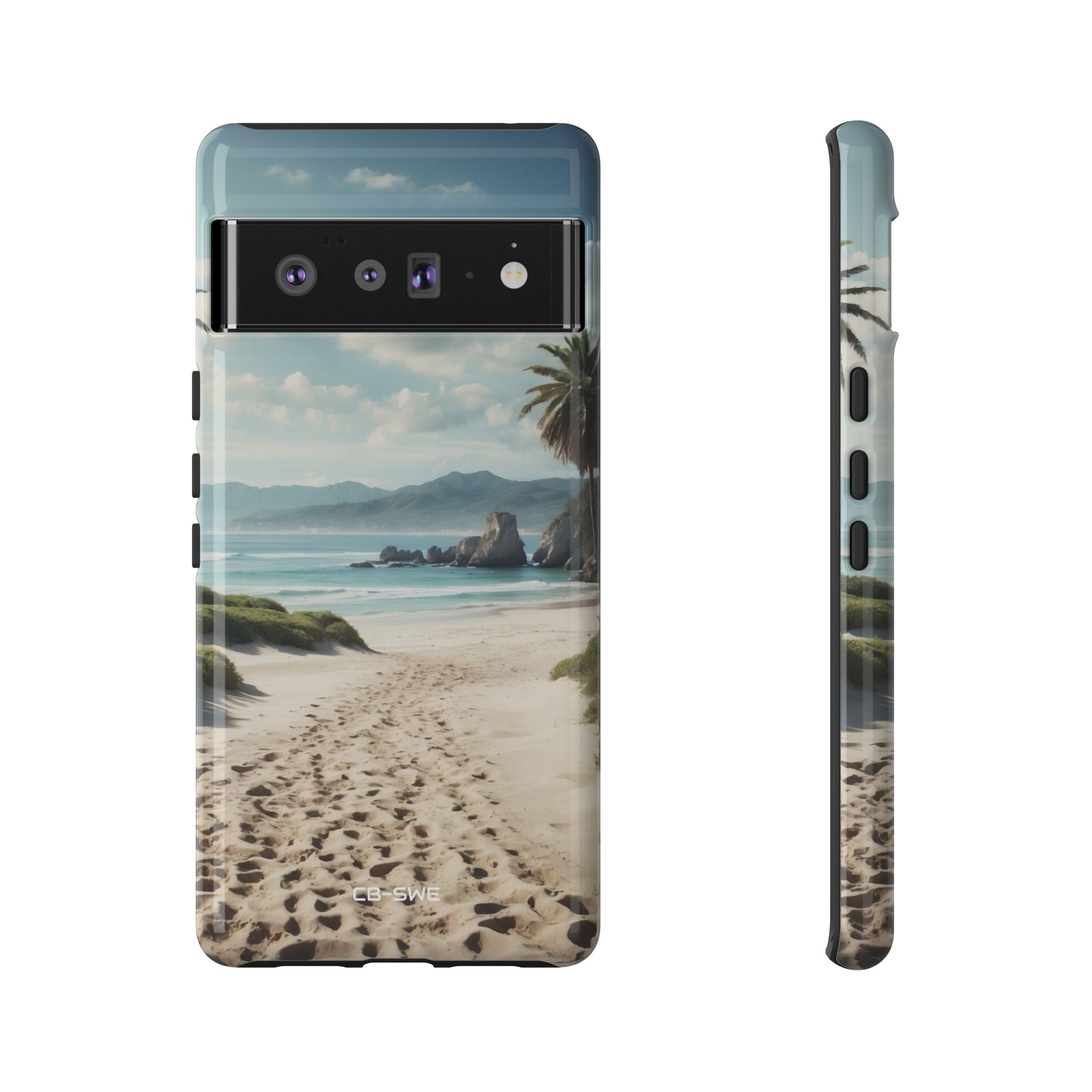 Footprints Trace Sand - Google Pixel Case