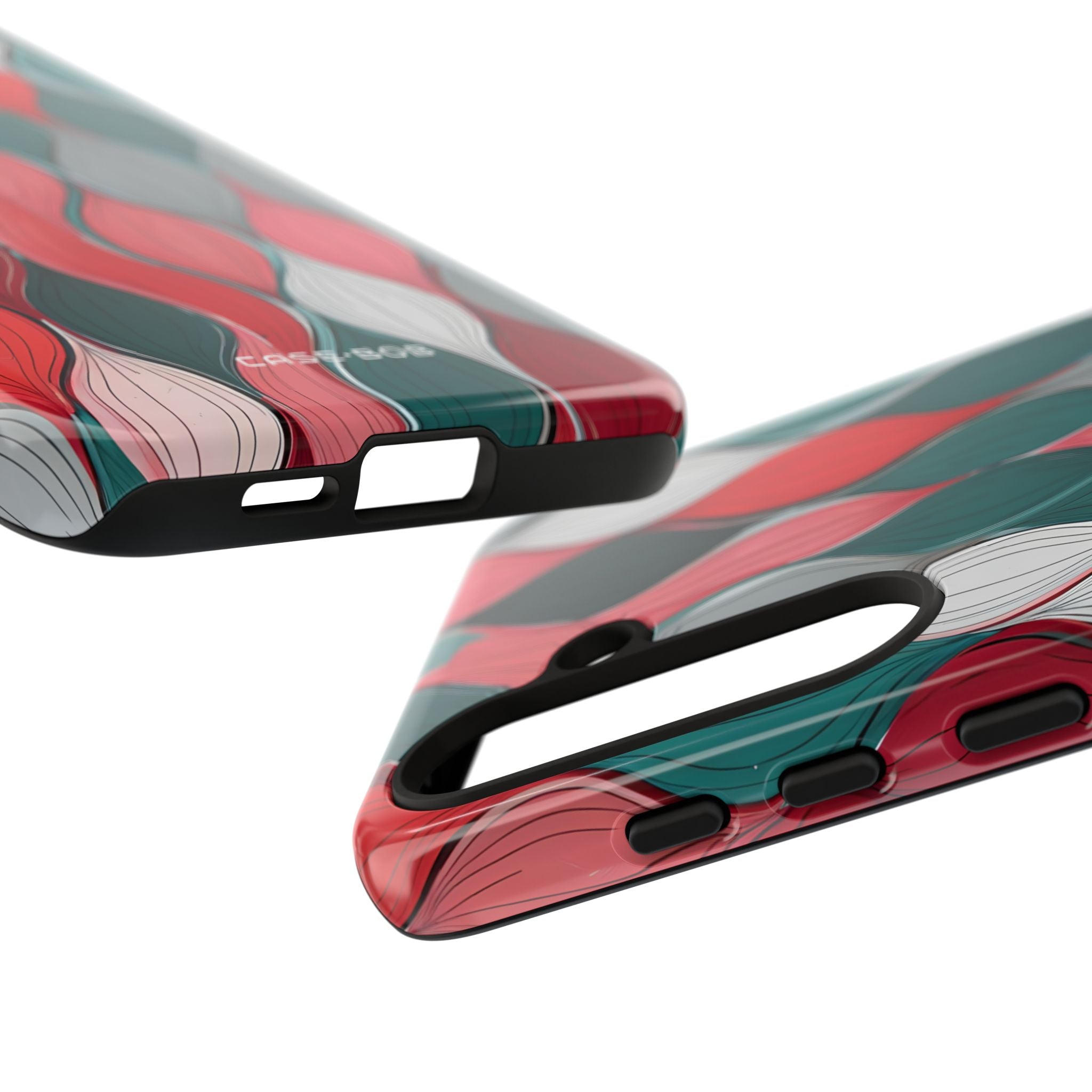 Leaf Cascade Teal Samsung S24 Plus Case - Tough