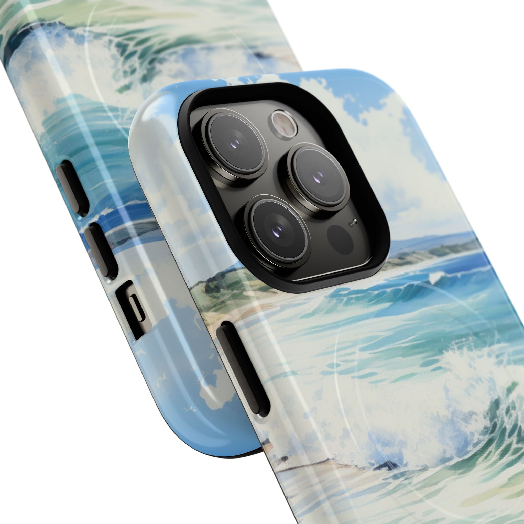 Foamy Wave Breeze iPhone 14 Pro Case - Tough+
