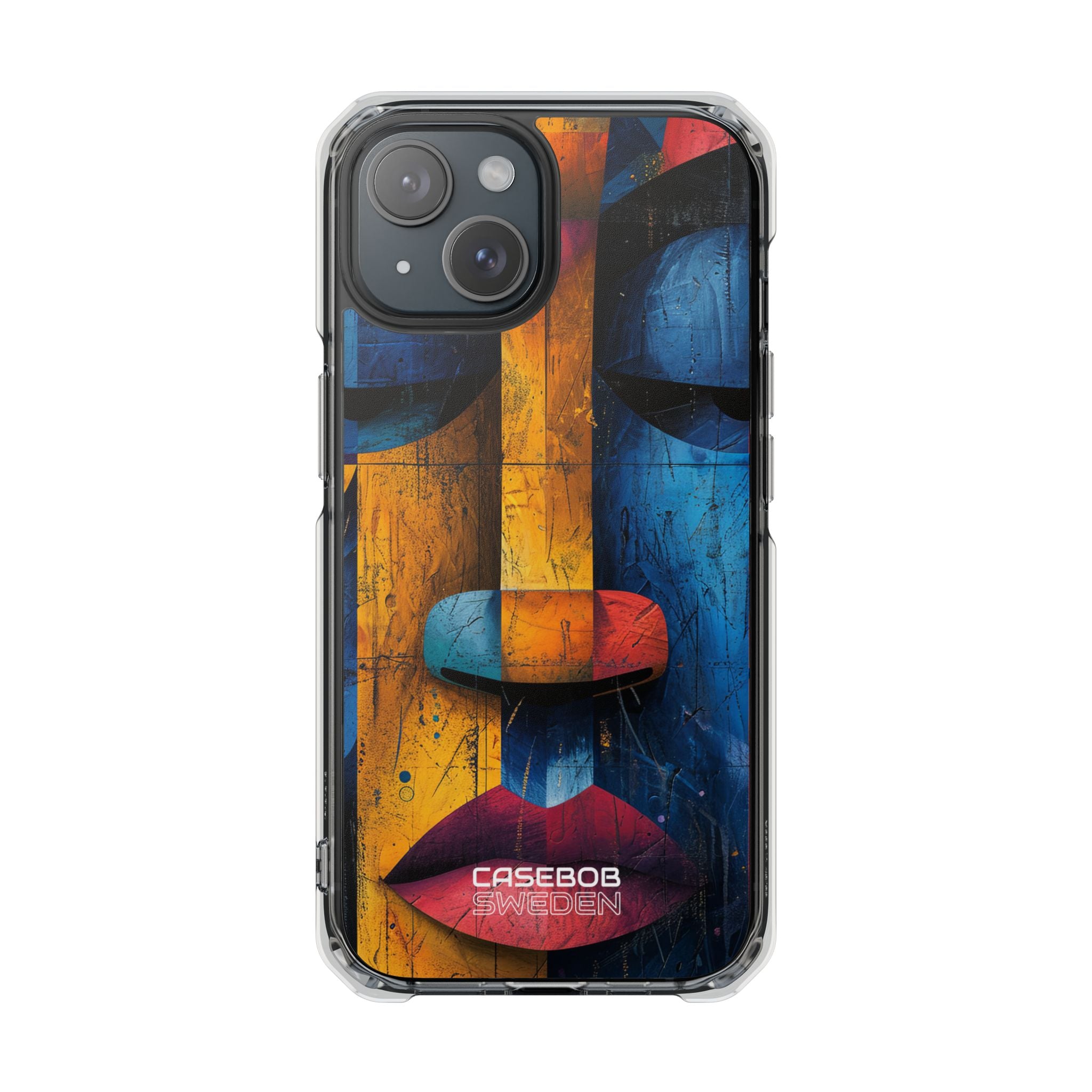 Geometric Face Fusion iPhone 15 - Impact Clear+