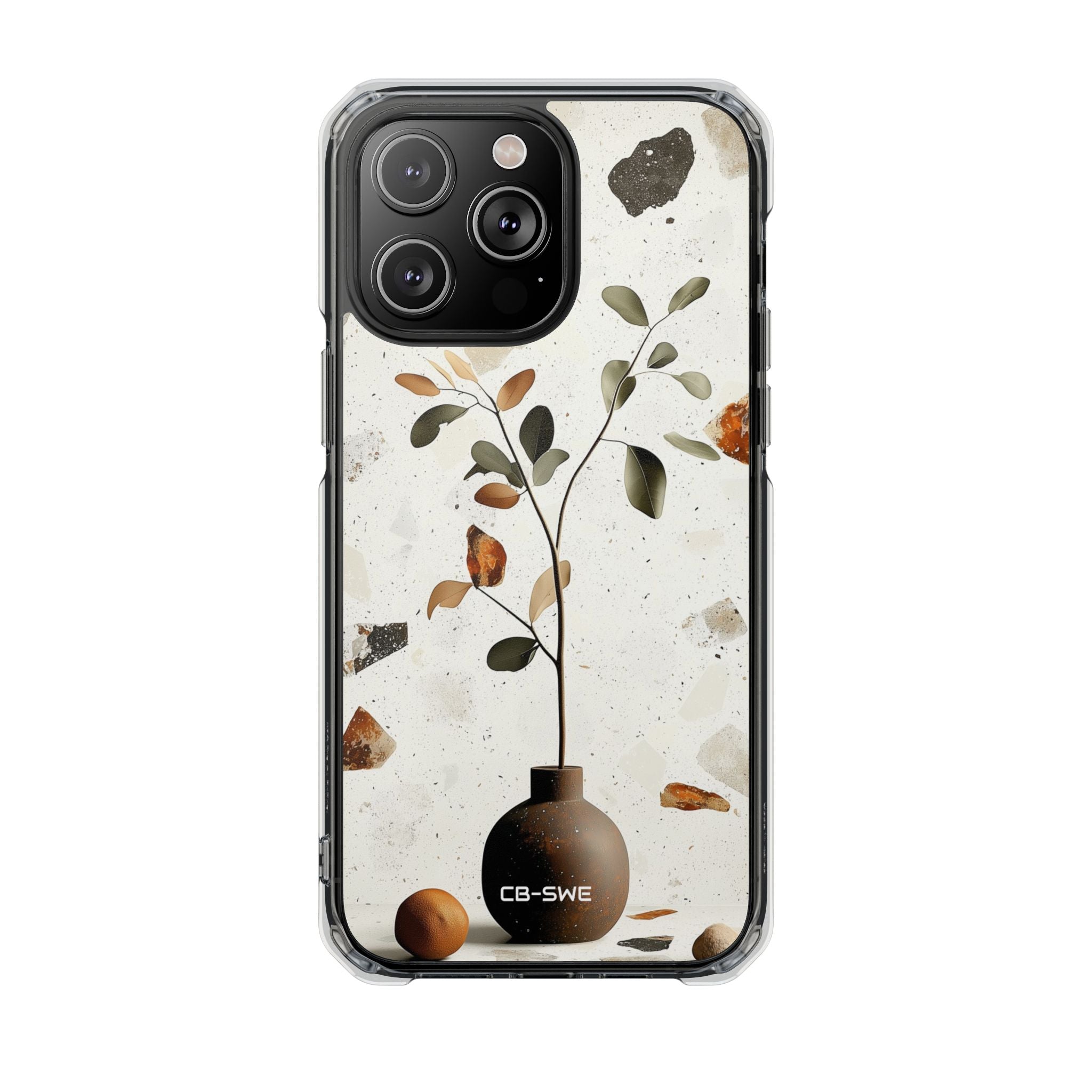 Vase Holds Leaves iPhone Case - Impact