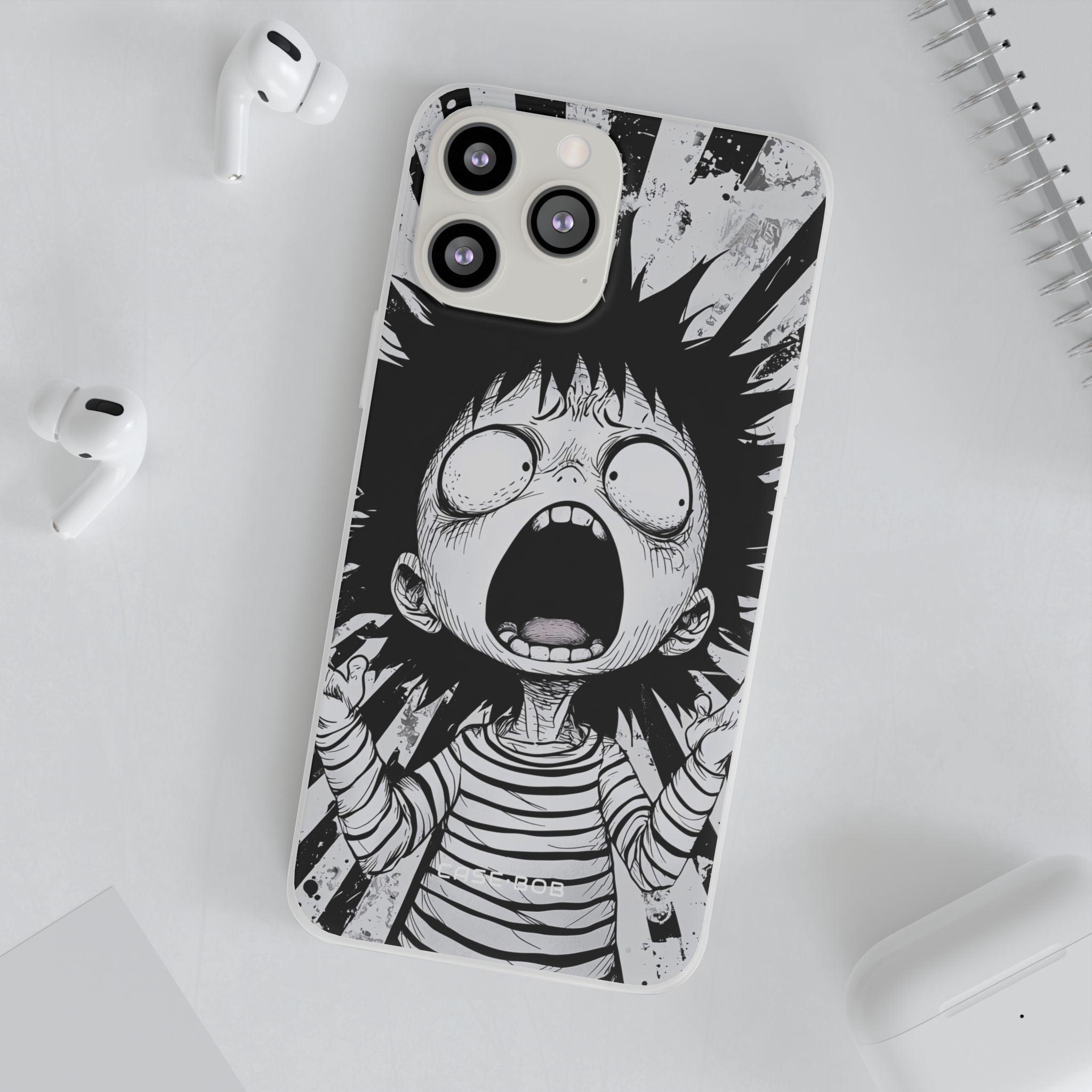 Screaming Stripes iPhone 13 Pro Max - Soft