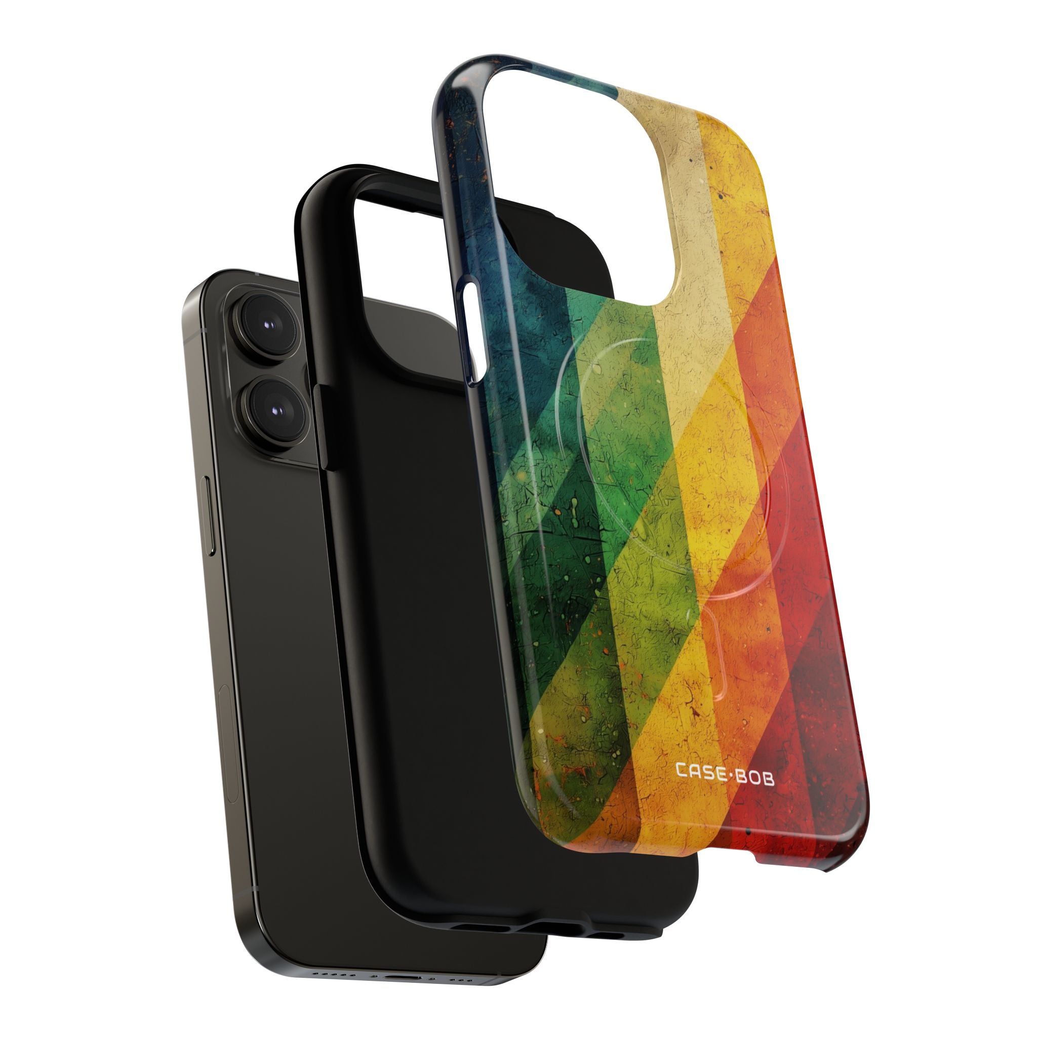 Diagonal Spectrum iPhone 14 Pro Case - Tough+