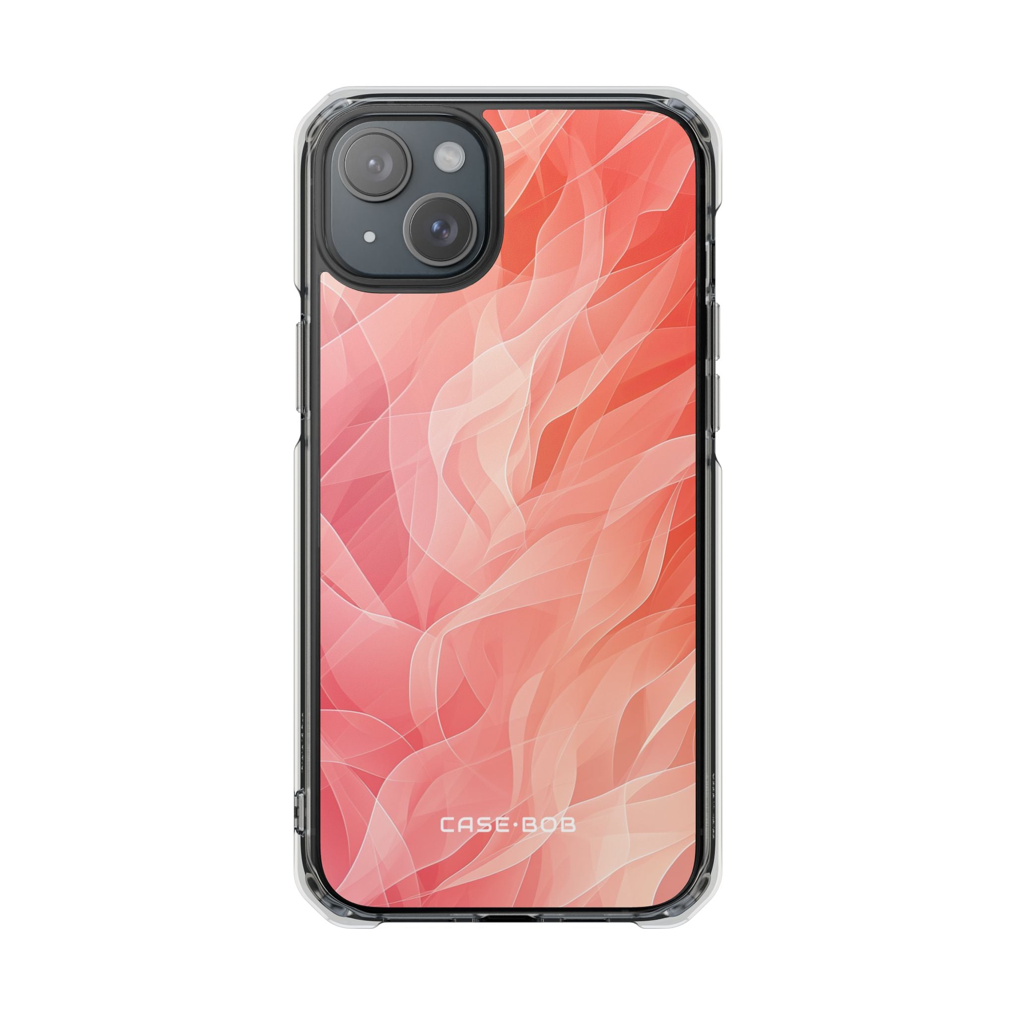 Peach Wave Drift iPhone 15 Plus Case - Impact