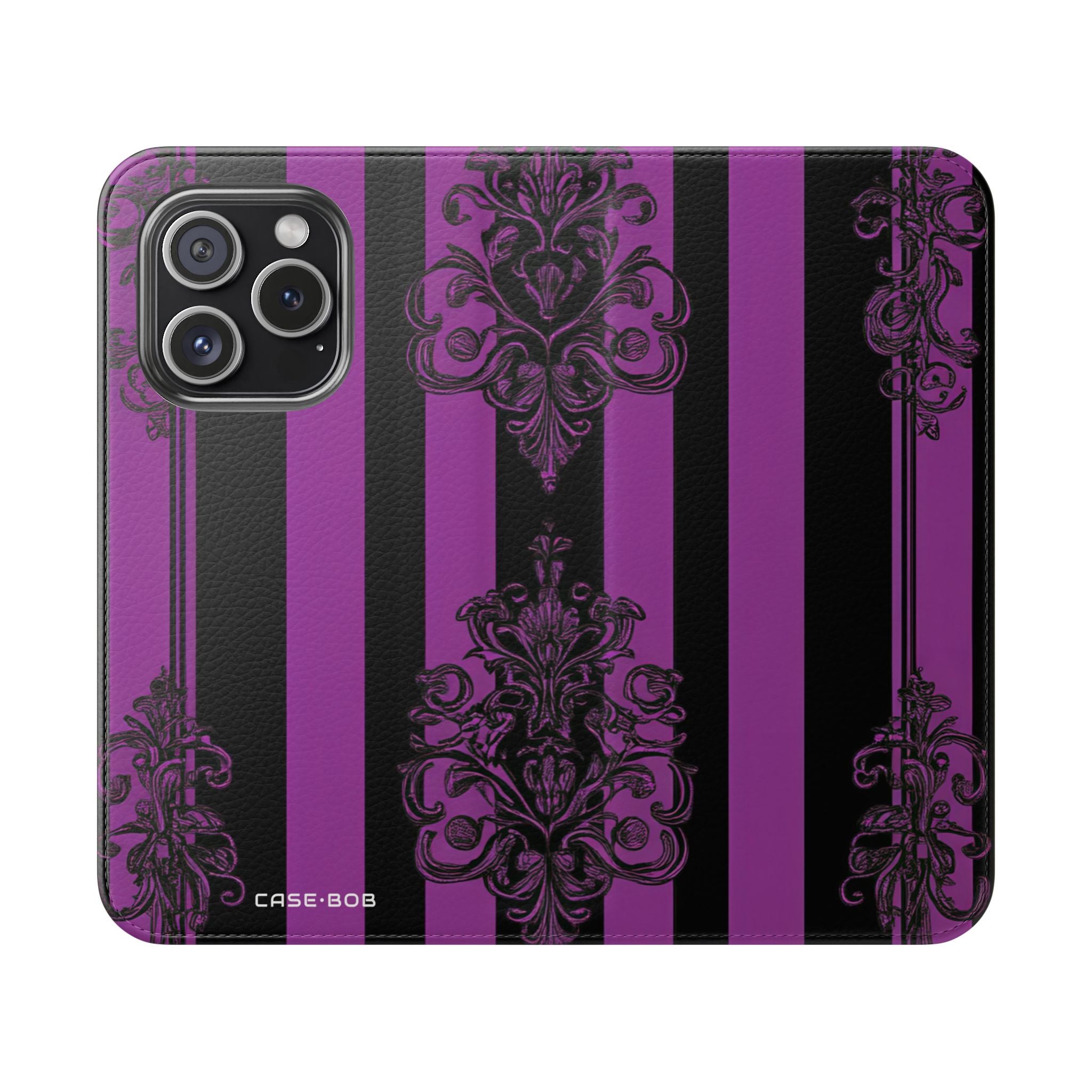 Baroque Stripes - iPhone 15 Pro Case - Wallet