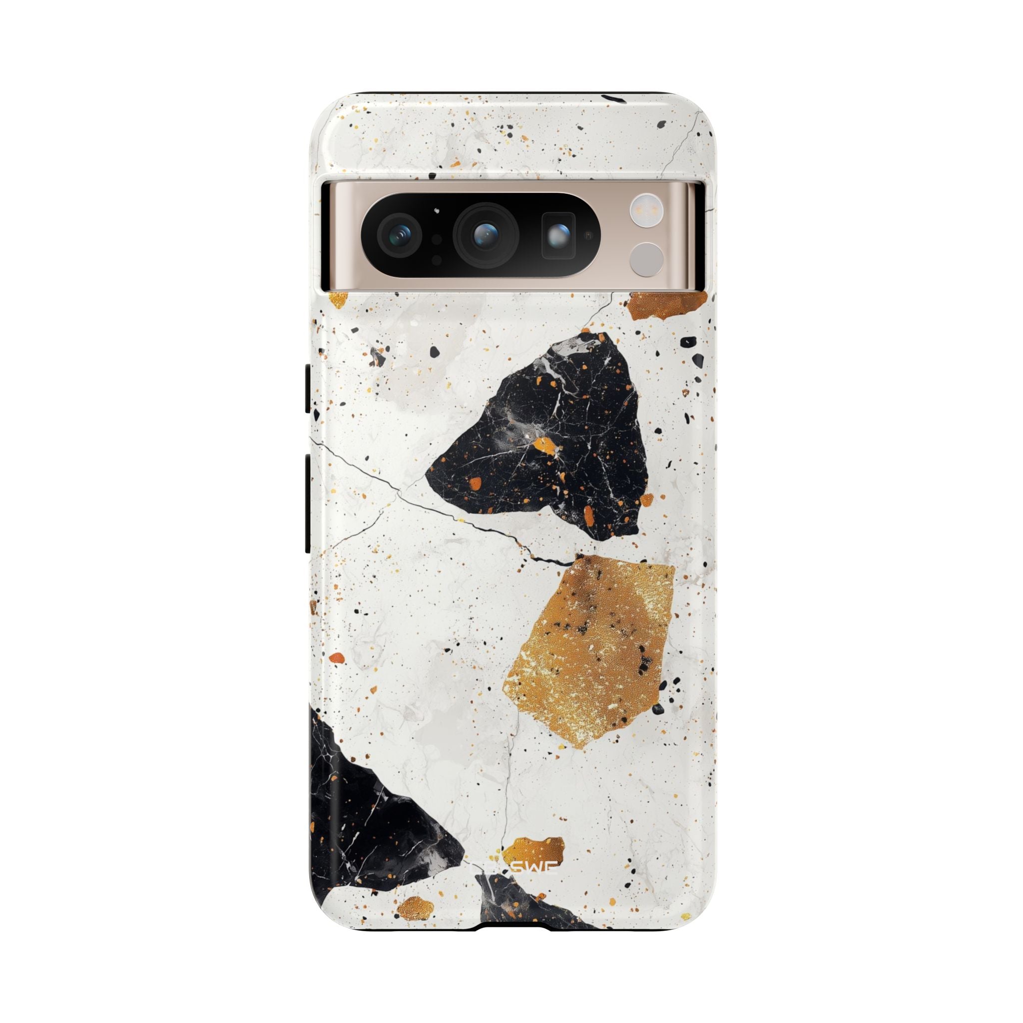 Golden Shapes Dance - Google Pixel Case