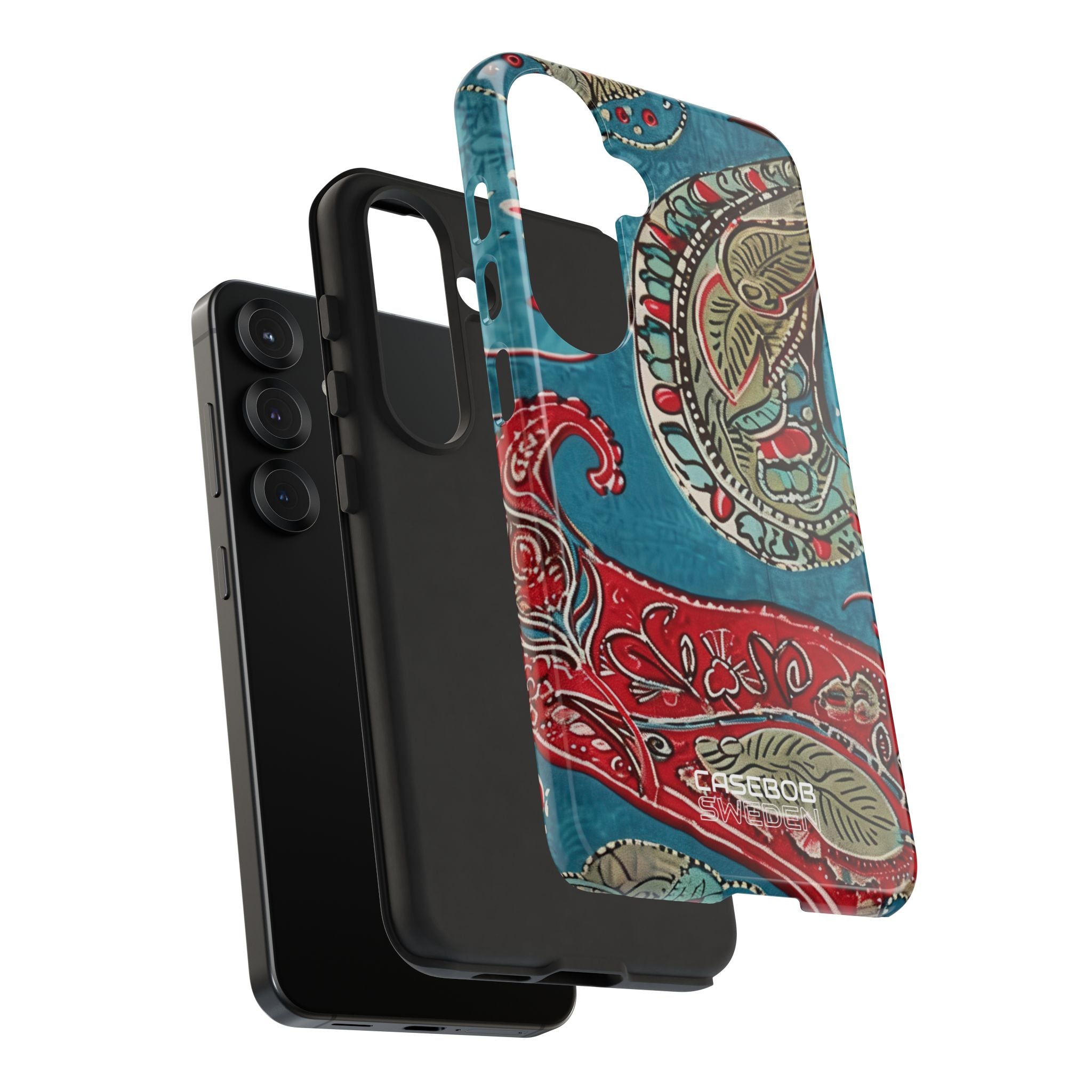 Paisley Floral Fusion Samsung S25 - Tough