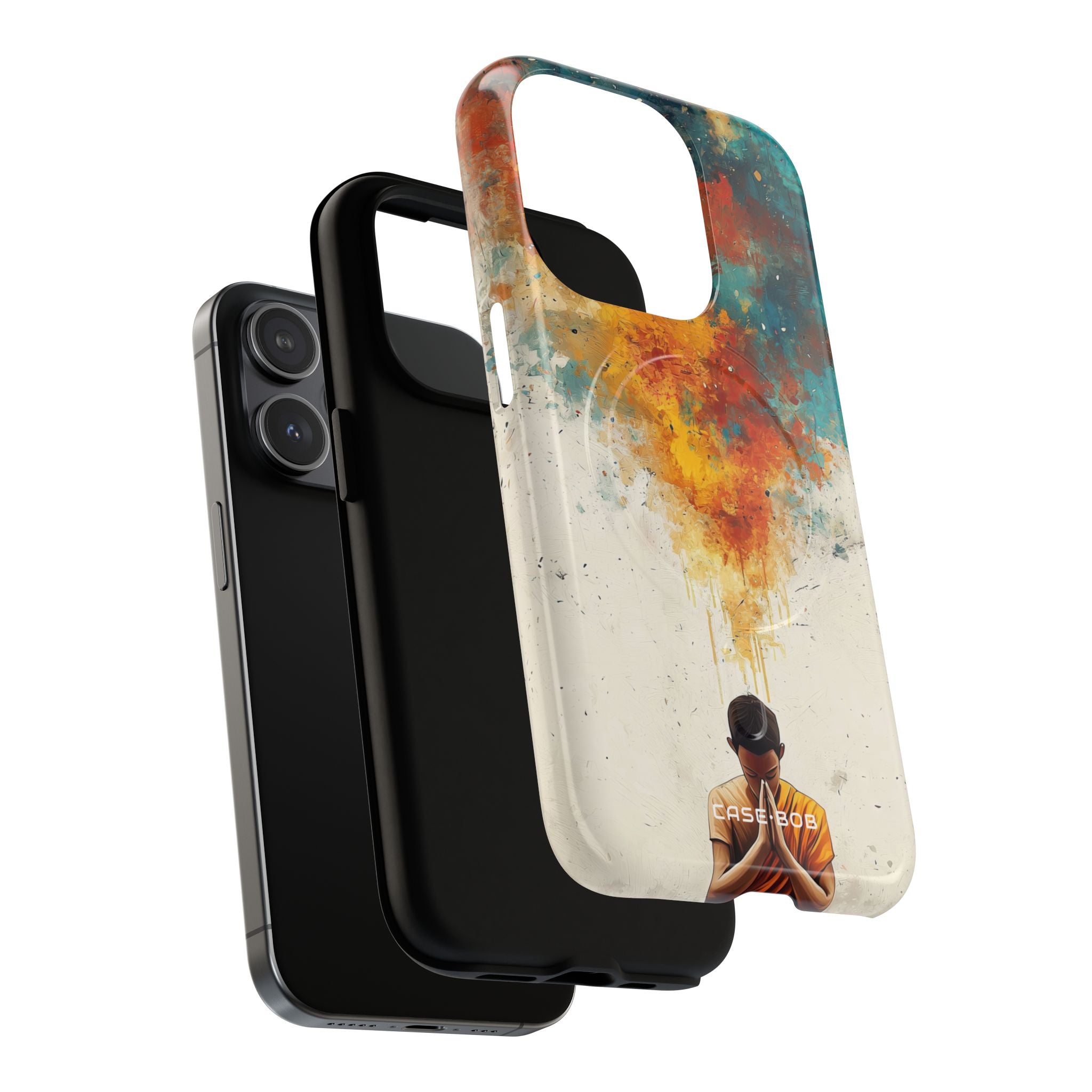 Meditative Glow iPhone 15 Pro Case - Tough+