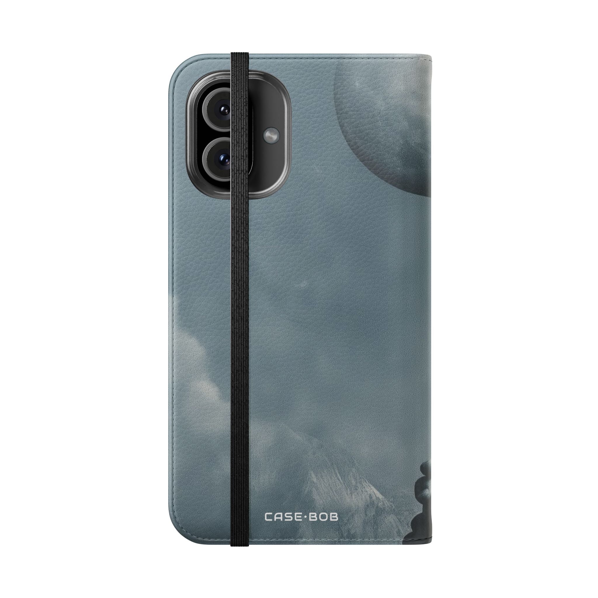 Moon Balloon Blue - iPhone 16 Plus Case - Wallet