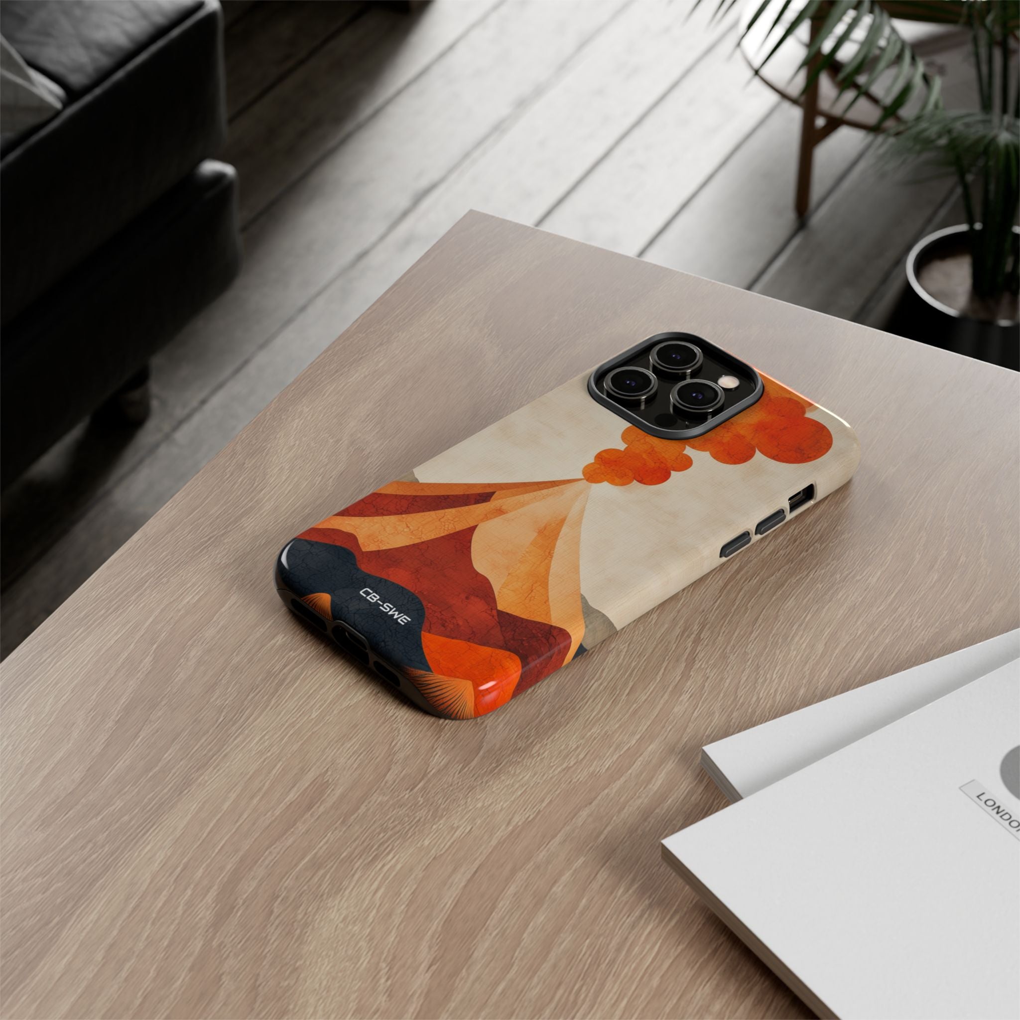 Erupting Heat Waves - iPhone Case