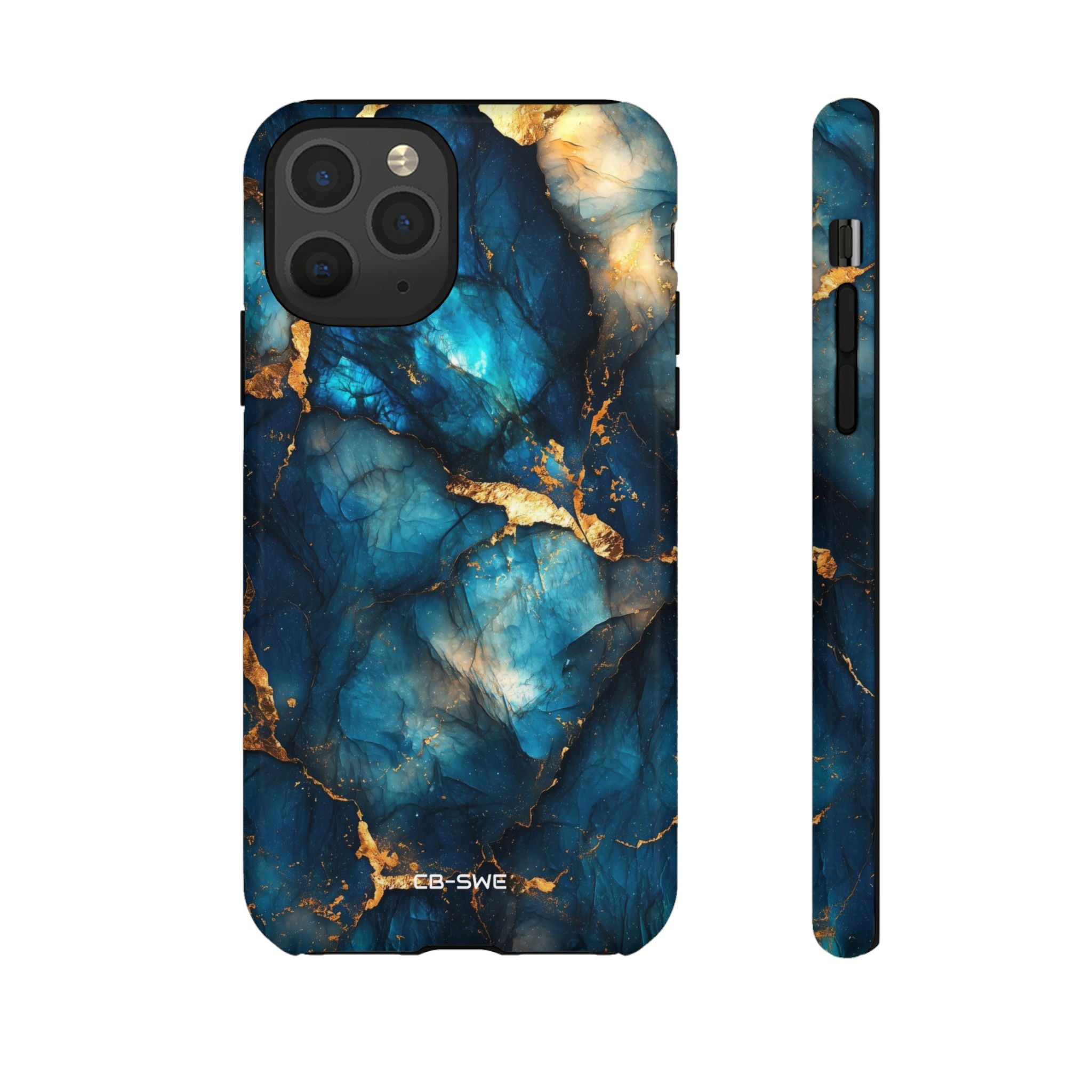 Luminous Gold Veins - iPhone Case