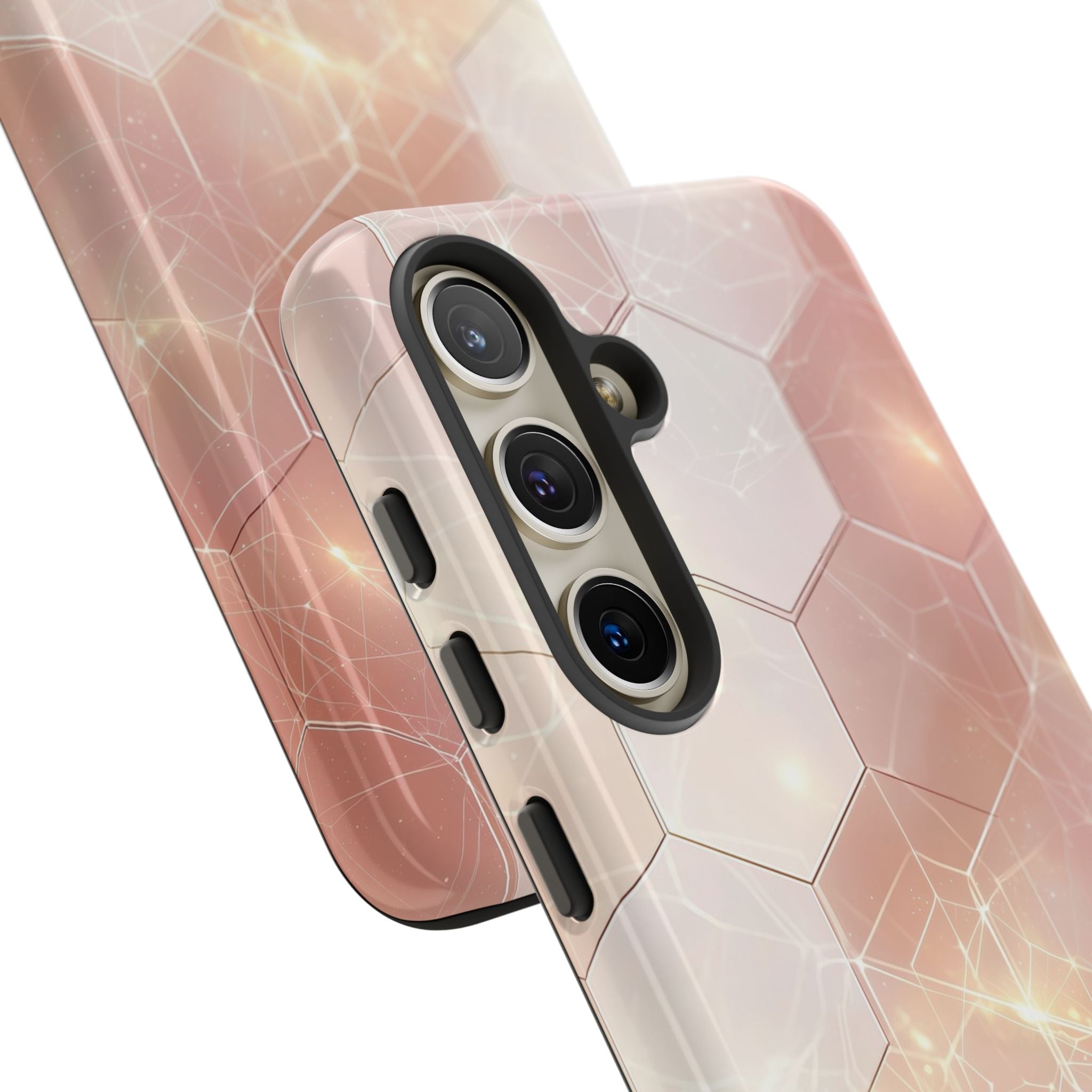 Honeycomb Glow Samsung S24 Case - Tough