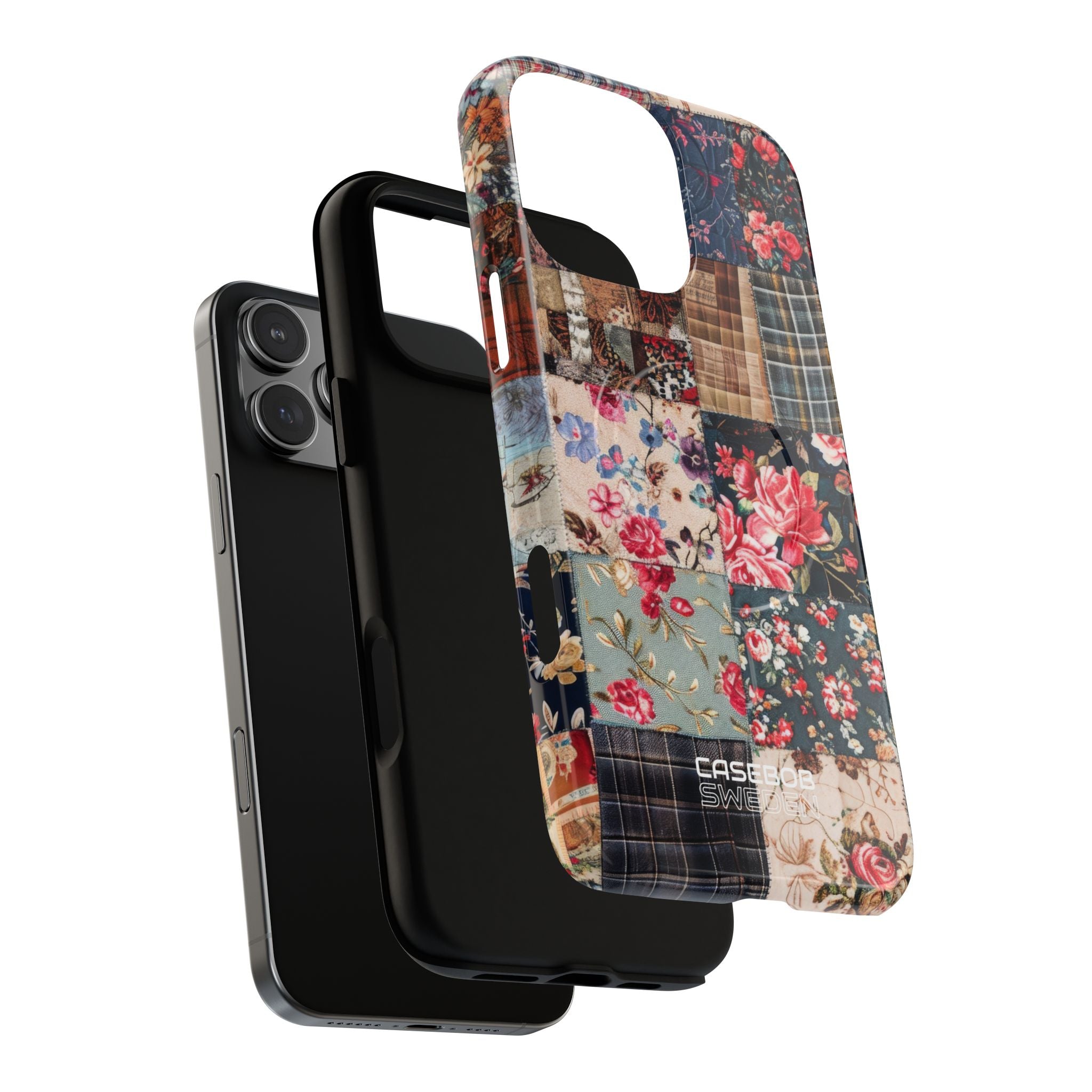 Patchwork Floral Quilt iPhone 16 - Tough+