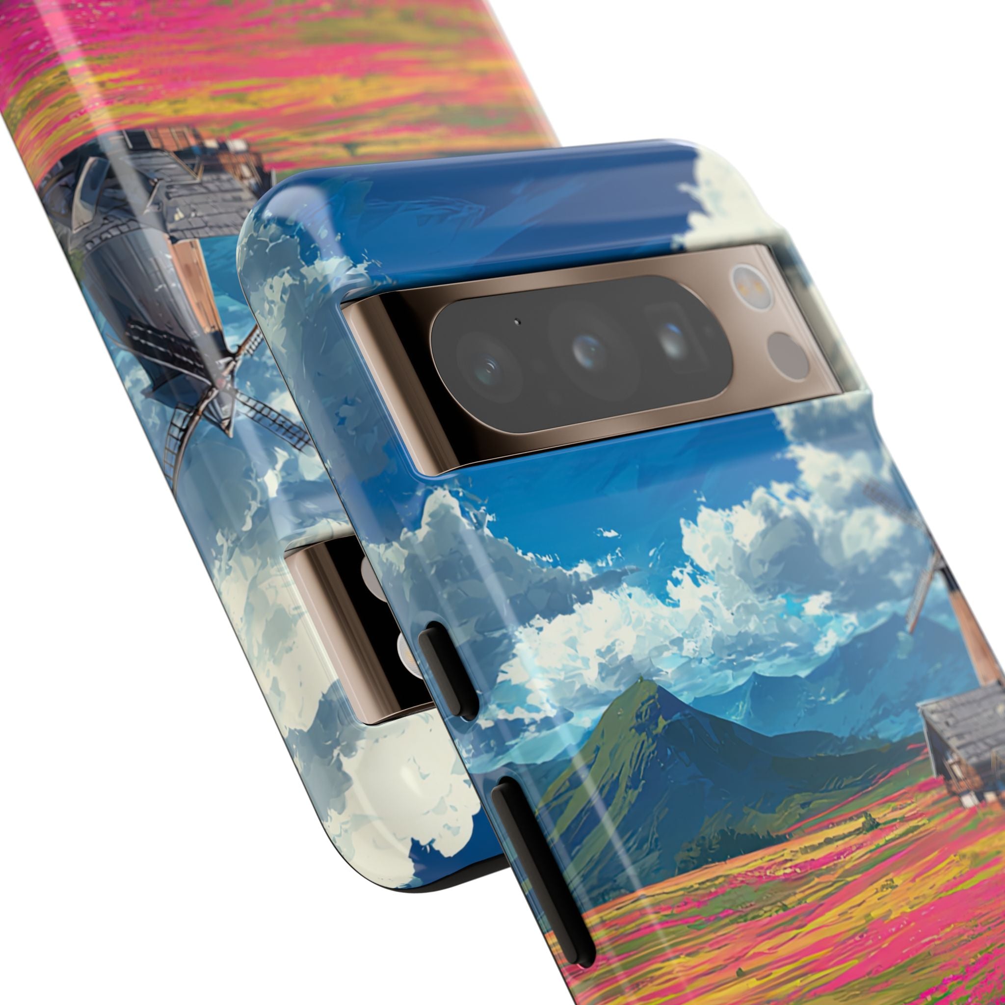 Impressionistic Summer Windmill - Google Pixel Case