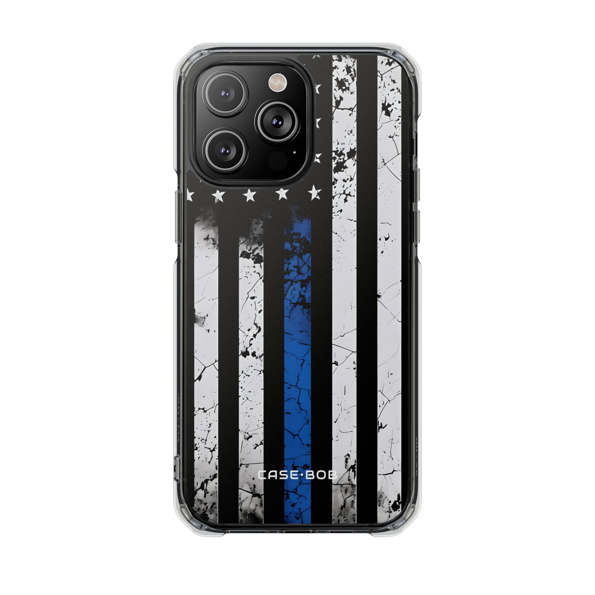 Blue Stripe Flag iPhone 14 Pro Max Case - Impact