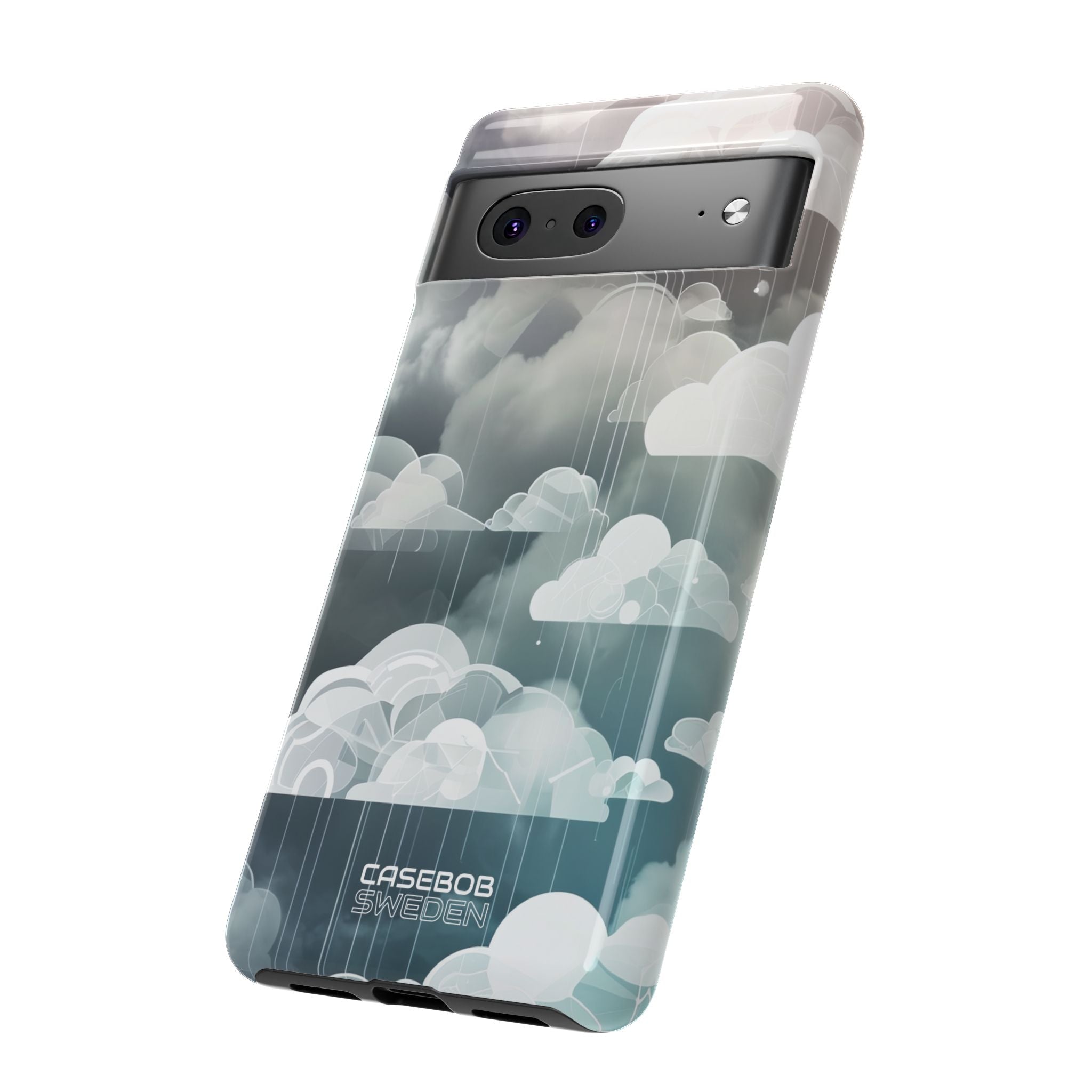 Silver Dream Clouds Google Pixel 7 - Tough