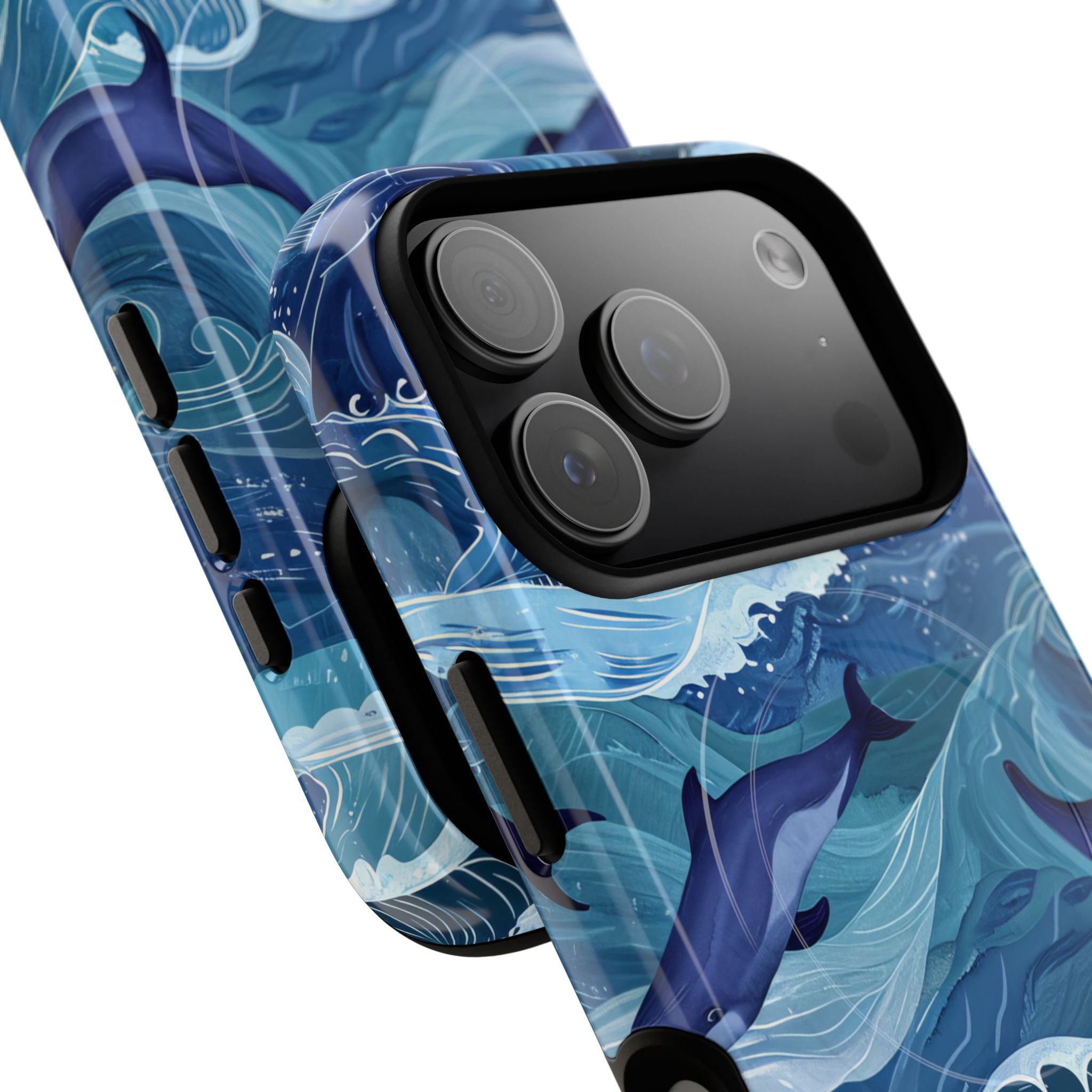 Dolphin Waves iPhone 17 Pro Case - Tough+