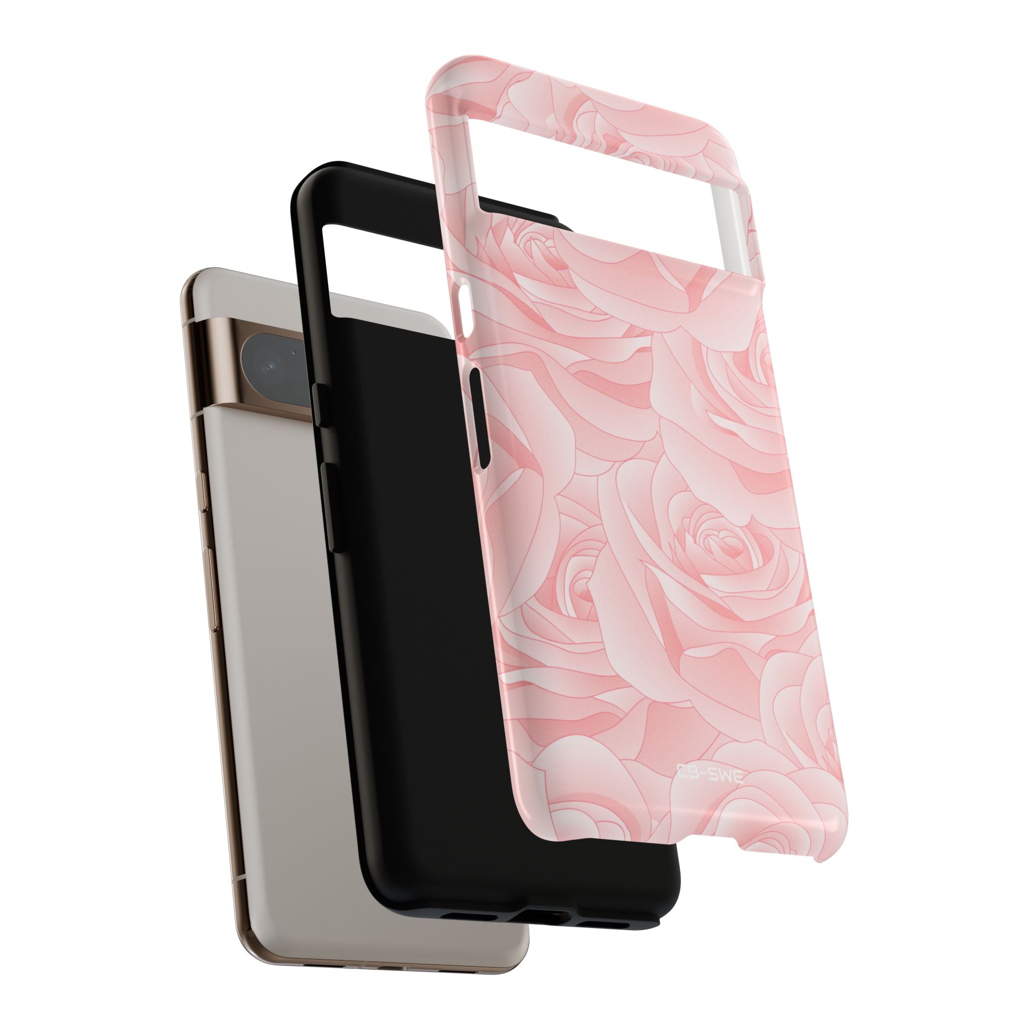 Elegant Pink Roses - Google Pixel Case