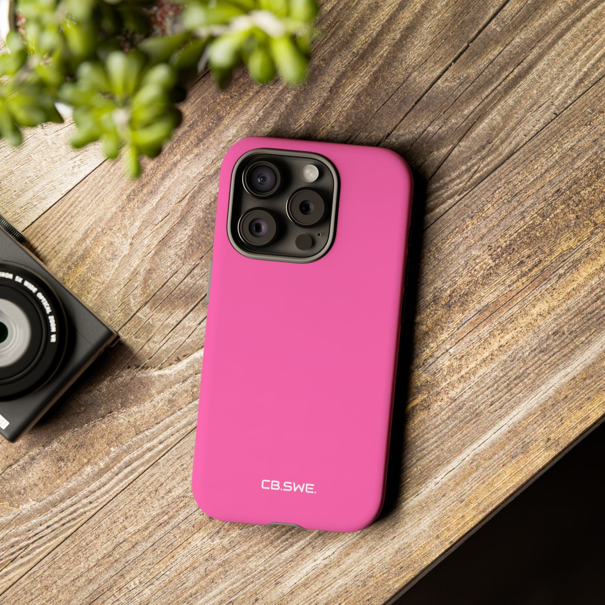 Hot Pink iPhone Case - Tough
