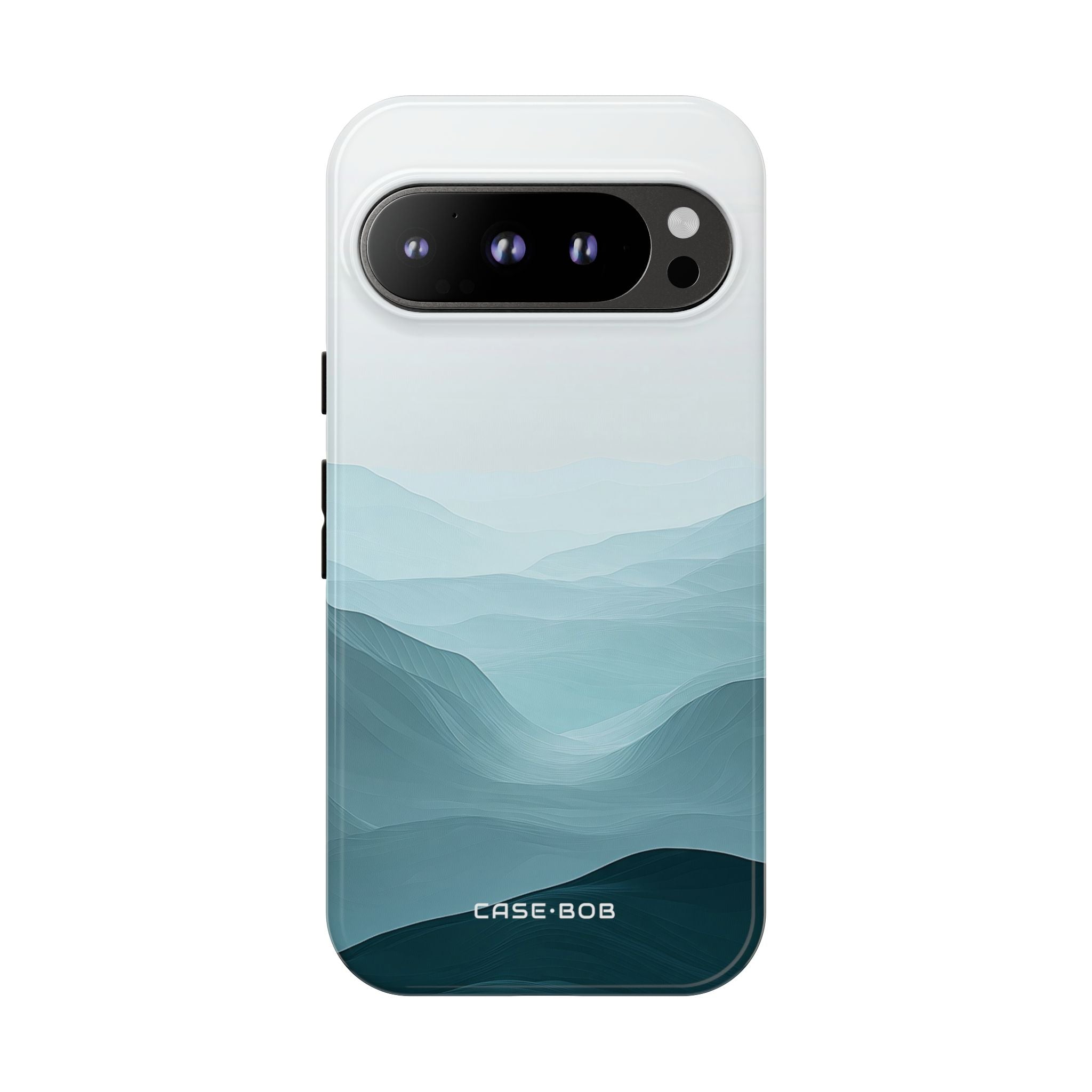 Teal Mist Mountains Google Pixel 9 Pro Case - Tough
