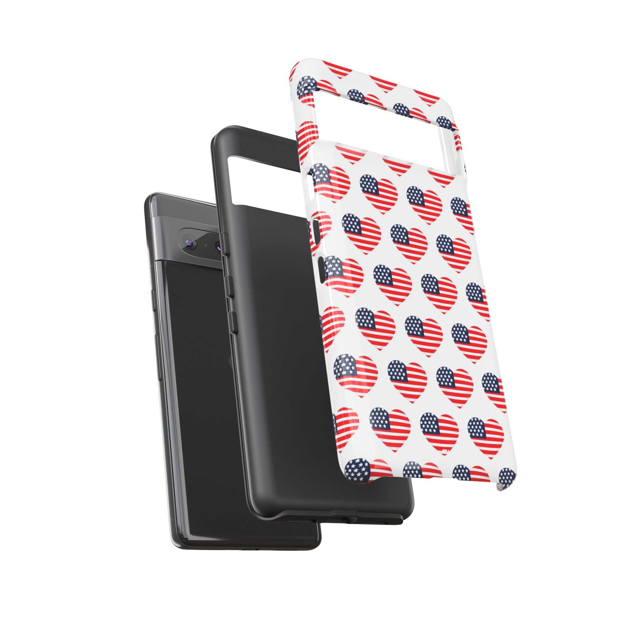 Hearts Embrace Freedom - Google Pixel Case