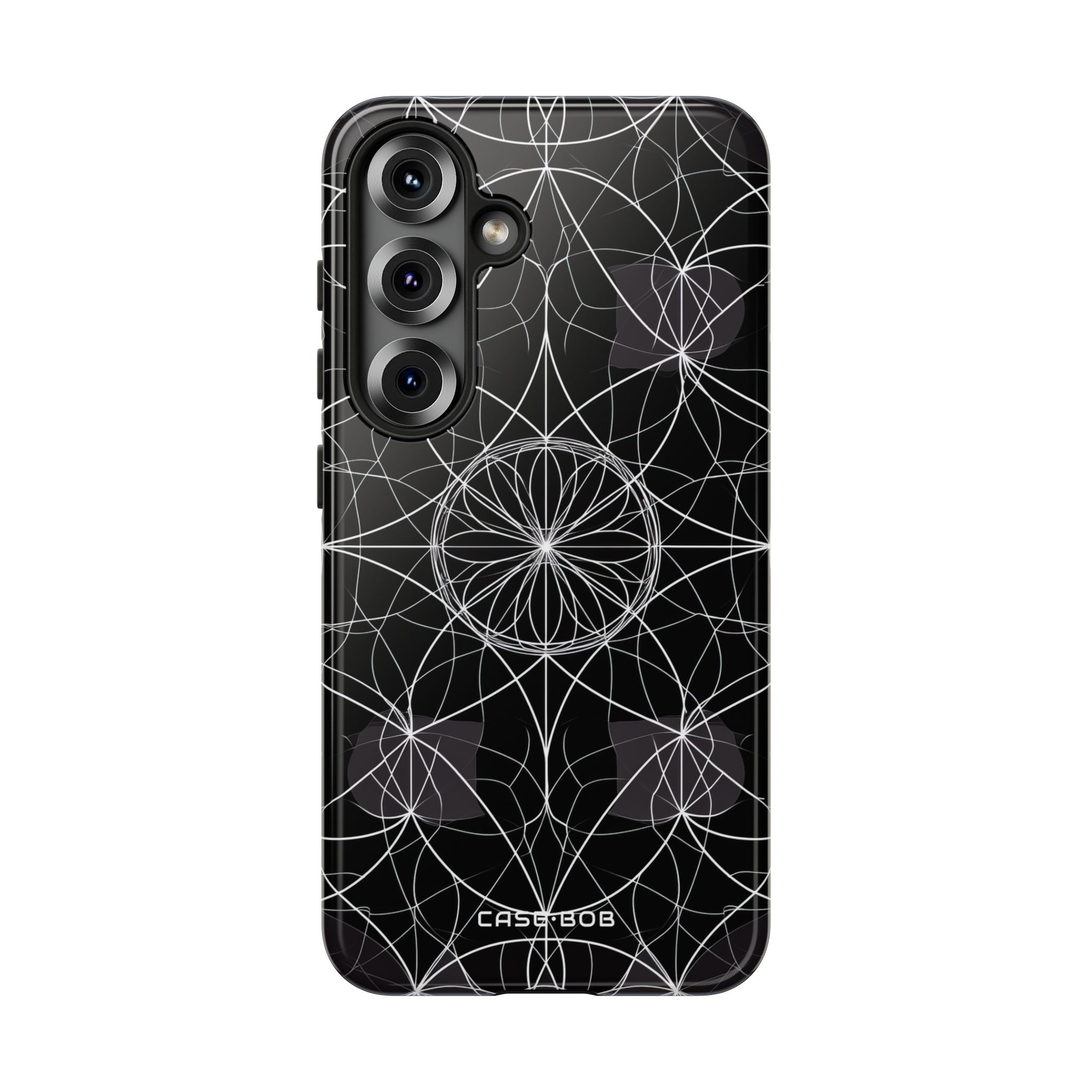Radiant Petal Orbit Samsung S25 Case - Tough