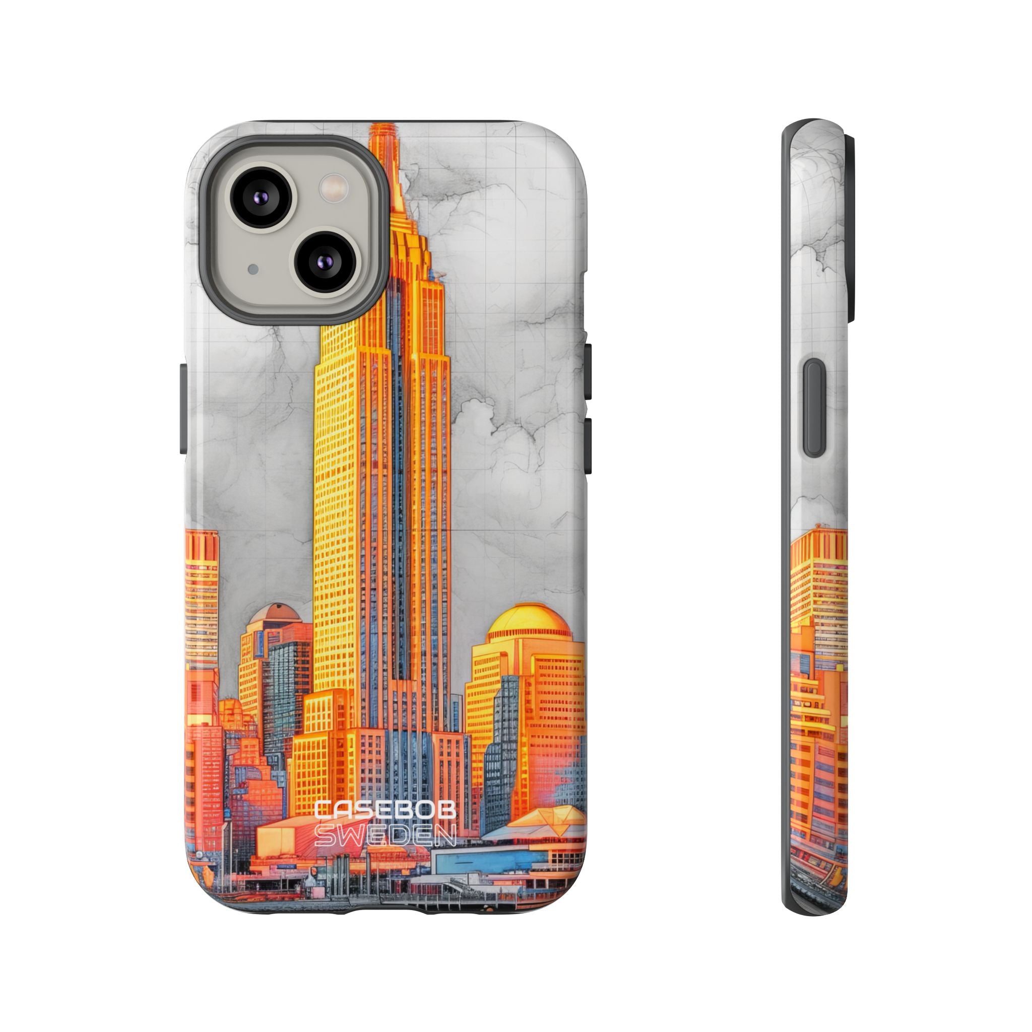 Vibrant City Skyline iPhone 14 - Tough