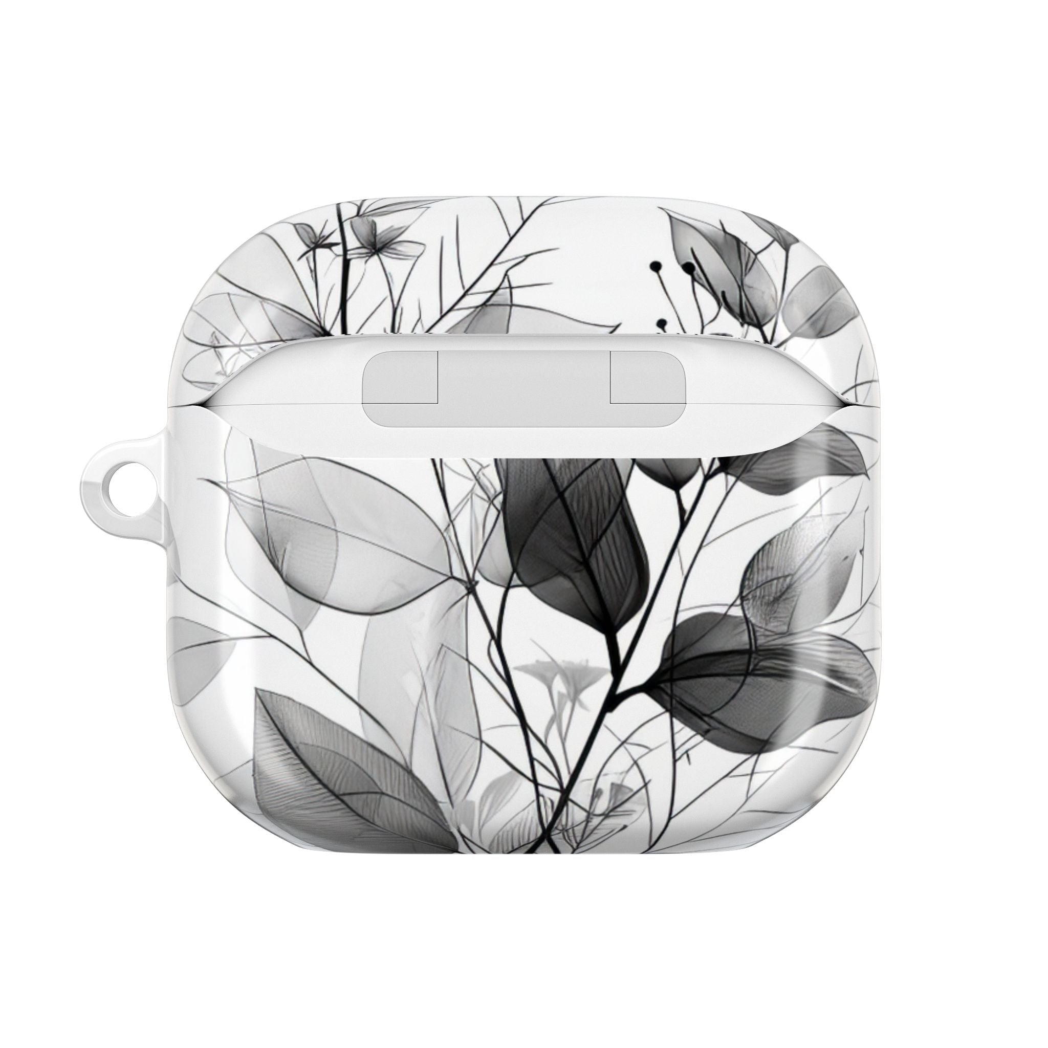 Silver Leaves - AirPods Case