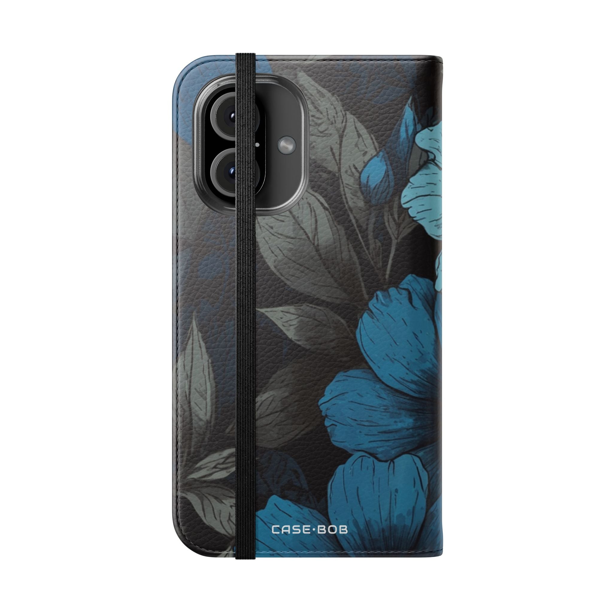 Blue Petal Bloom - iPhone 16 Case - Wallet