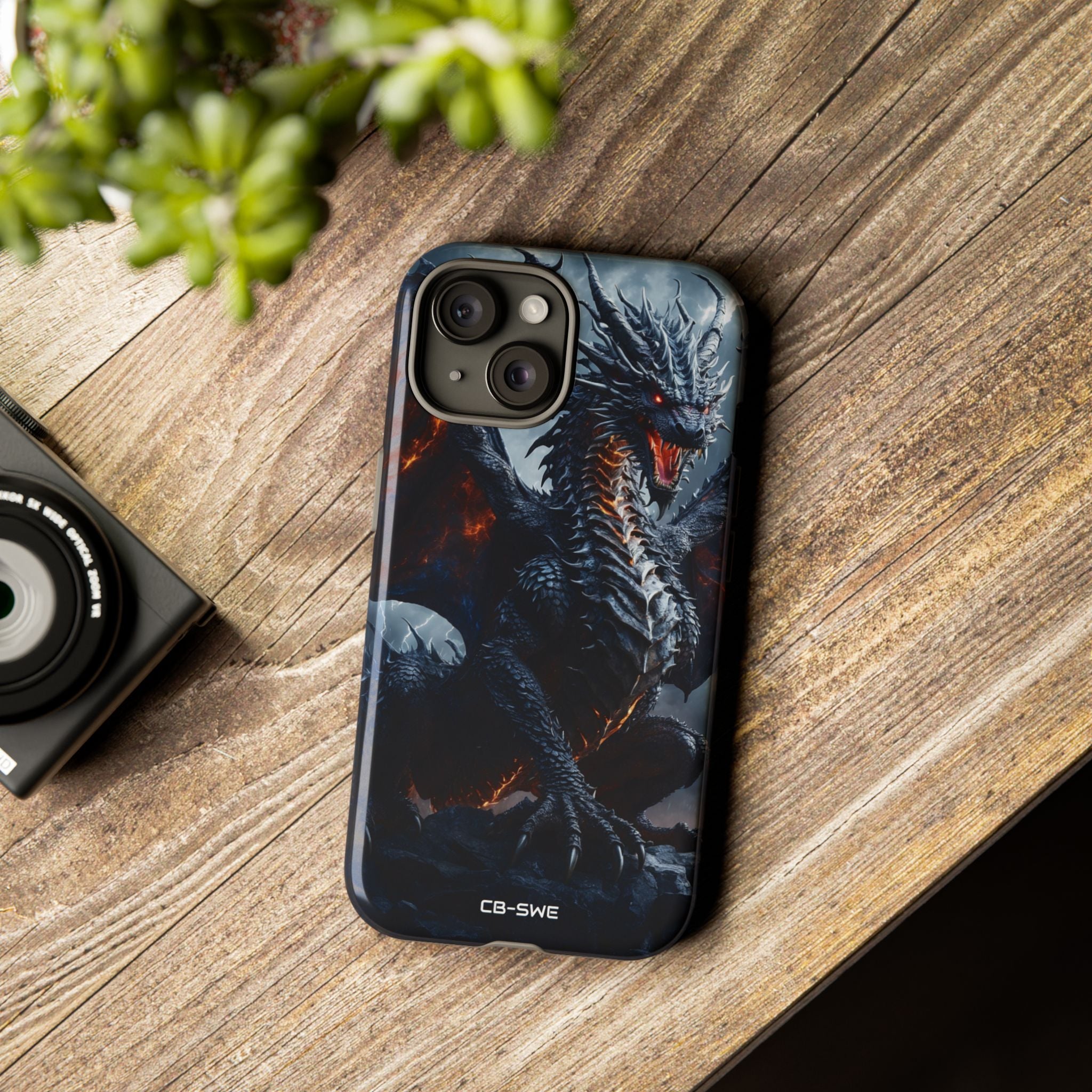 Fiery Wings Unleashed - iPhone Case