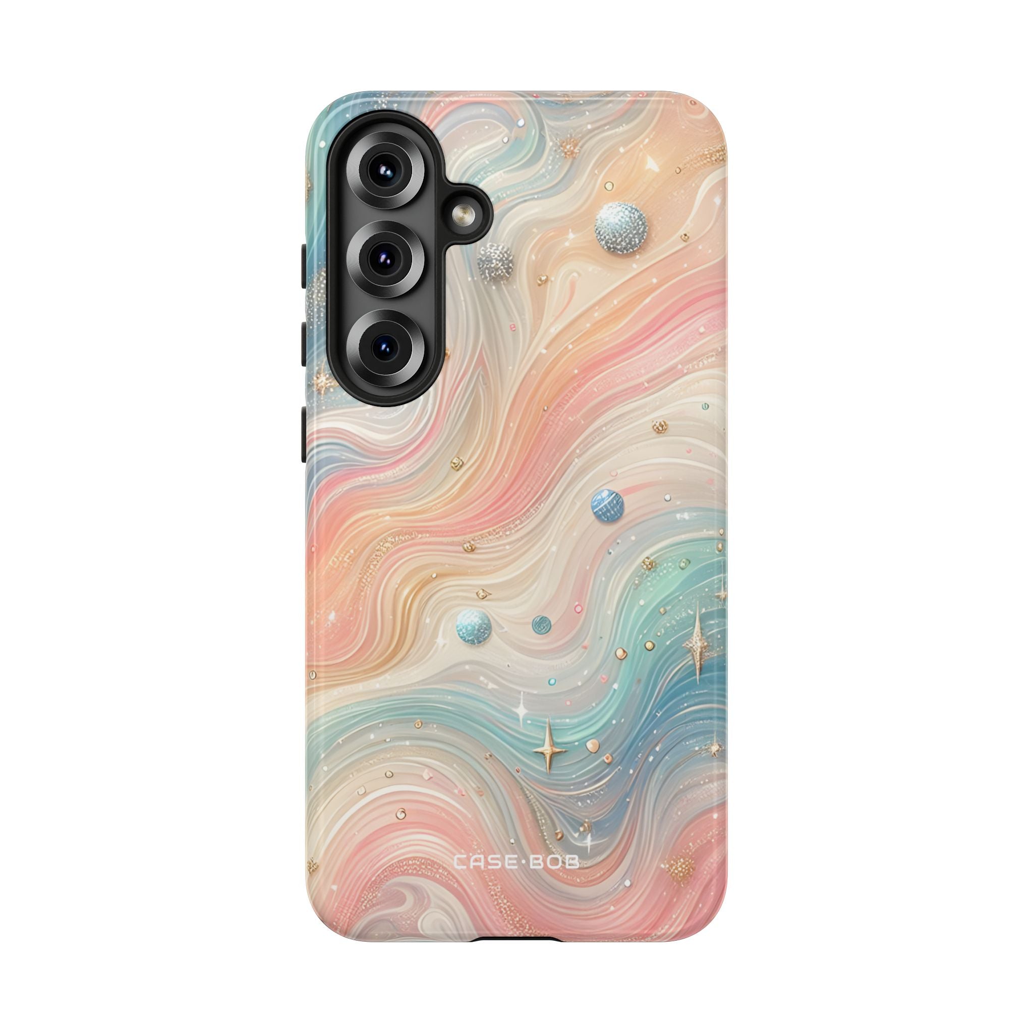 Iridescent Swirls Samsung S25 Plus Case - Tough