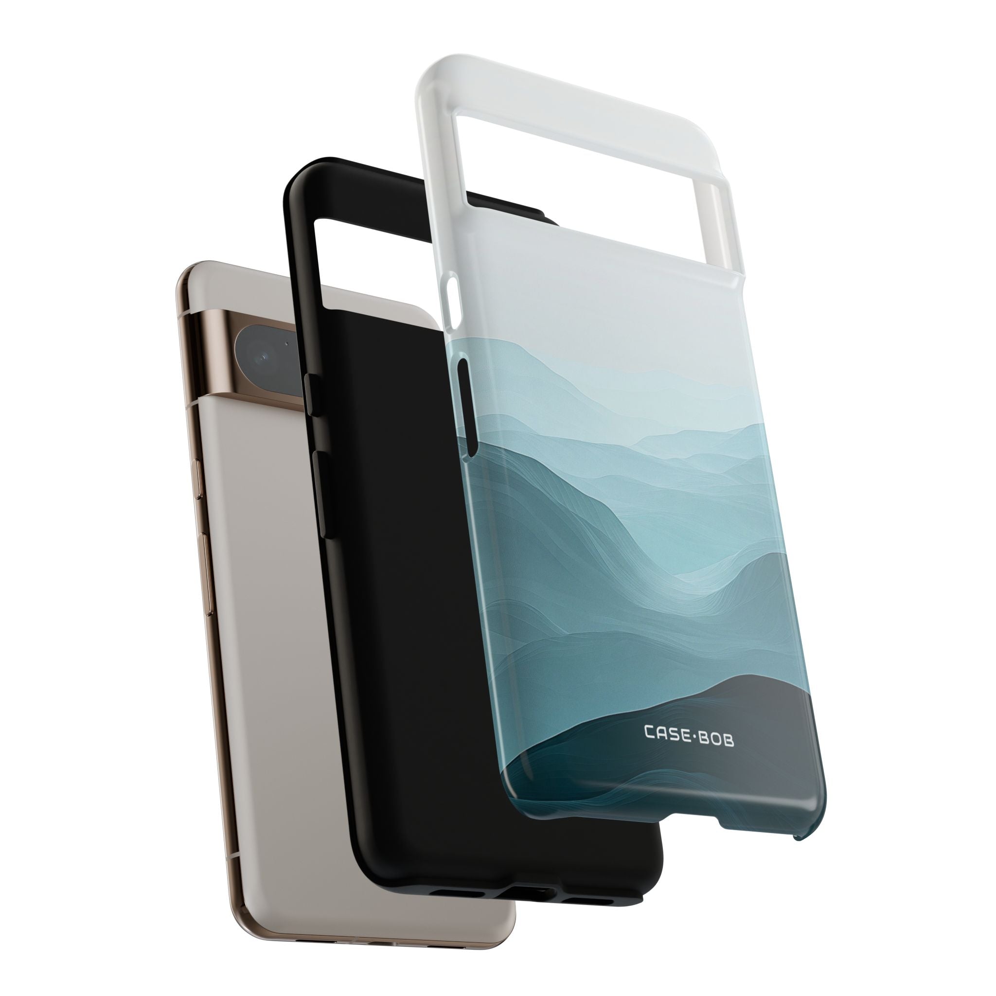 Teal Mist Mountains Google Pixel 8 Pro Case - Tough