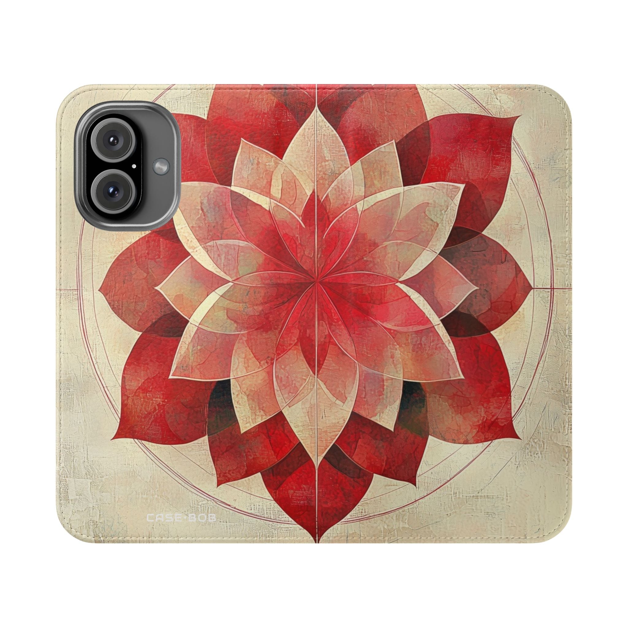 Crimson Bloom - iPhone 16 Case - Wallet