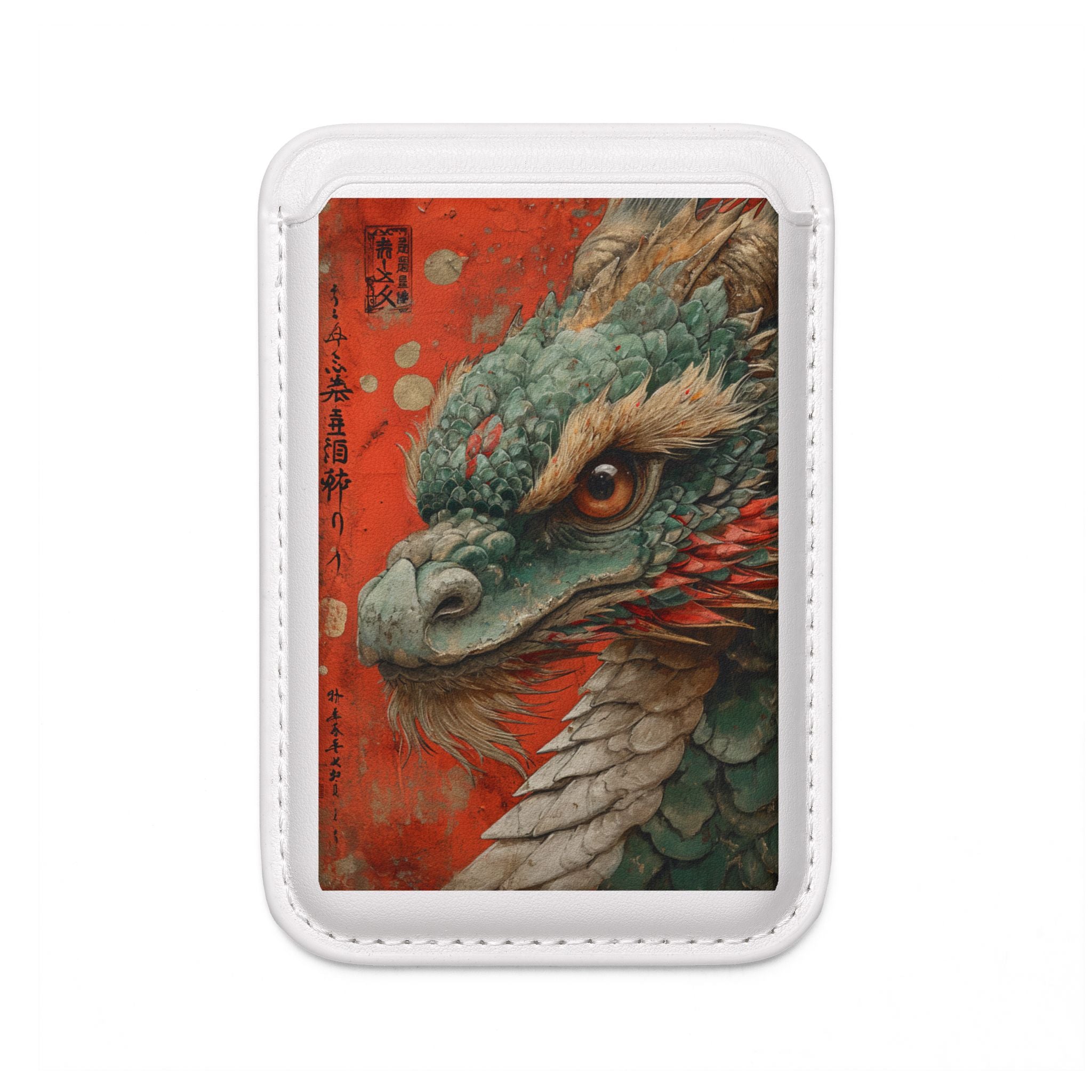 Dragon's Gaze Crimson Wallet – MagSafe Ready