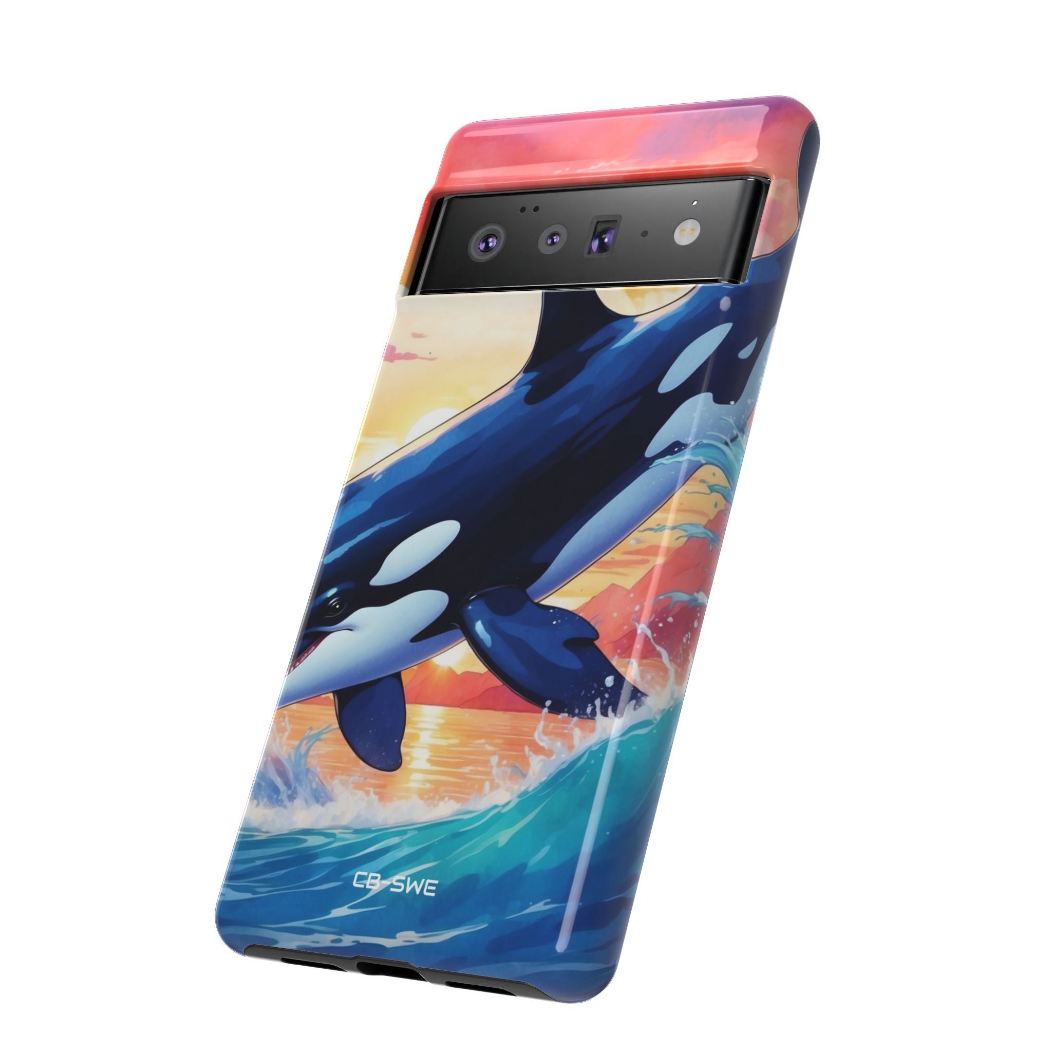 Orca Leaps Joyfully - Google Pixel Case