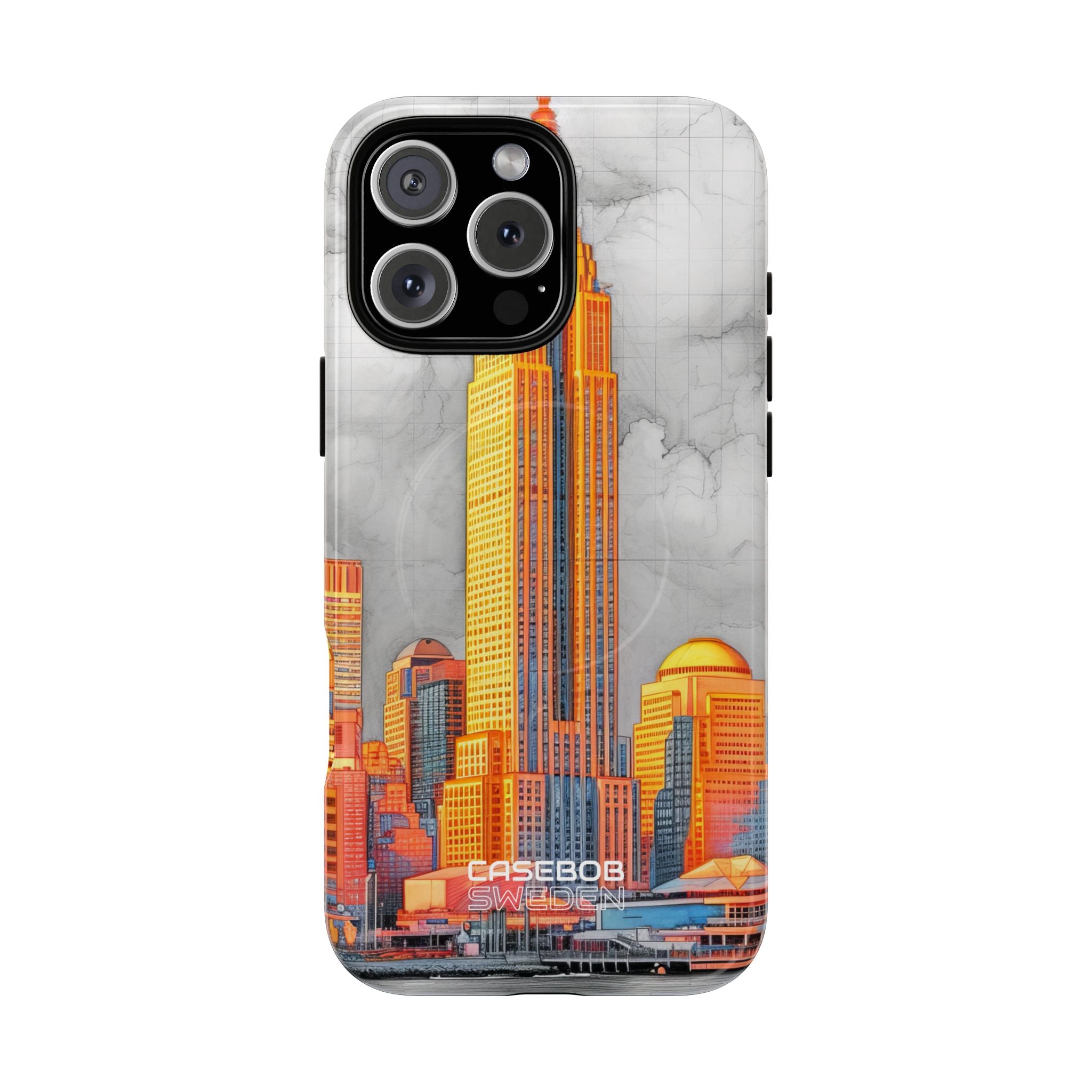 Vibrant City Skyline iPhone 16 - Tough+