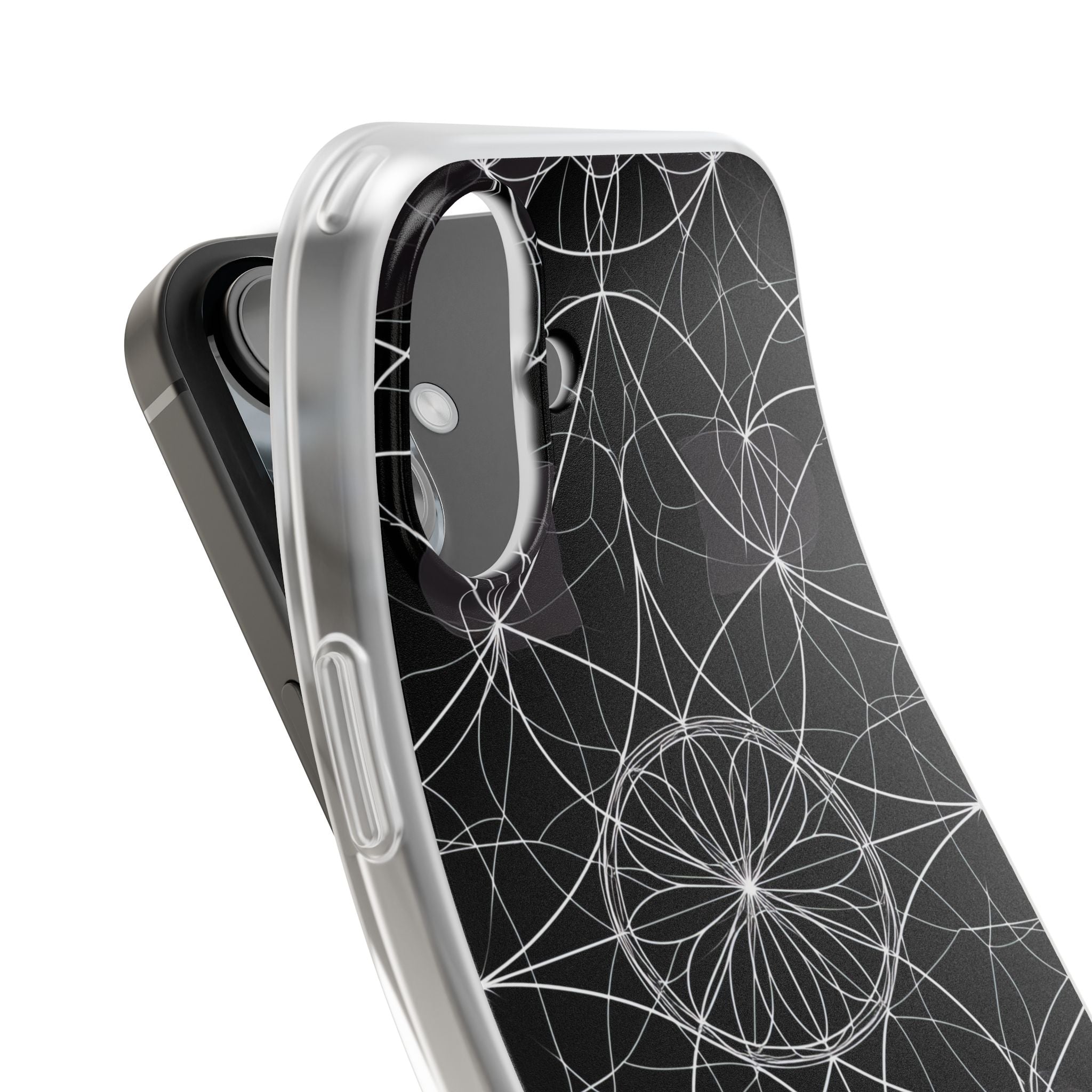 Radiant Petal Orbit iPhone 16 Plus Case - Soft