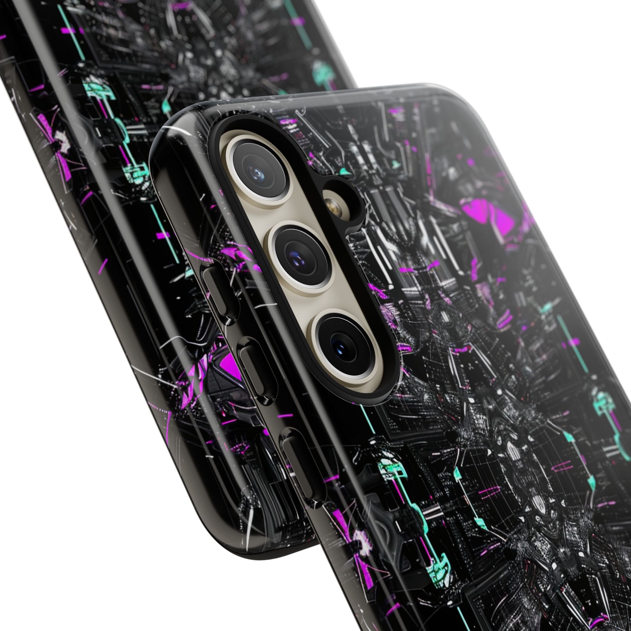 Cybernetic Neon Nexus Samsung S24 - Resistente