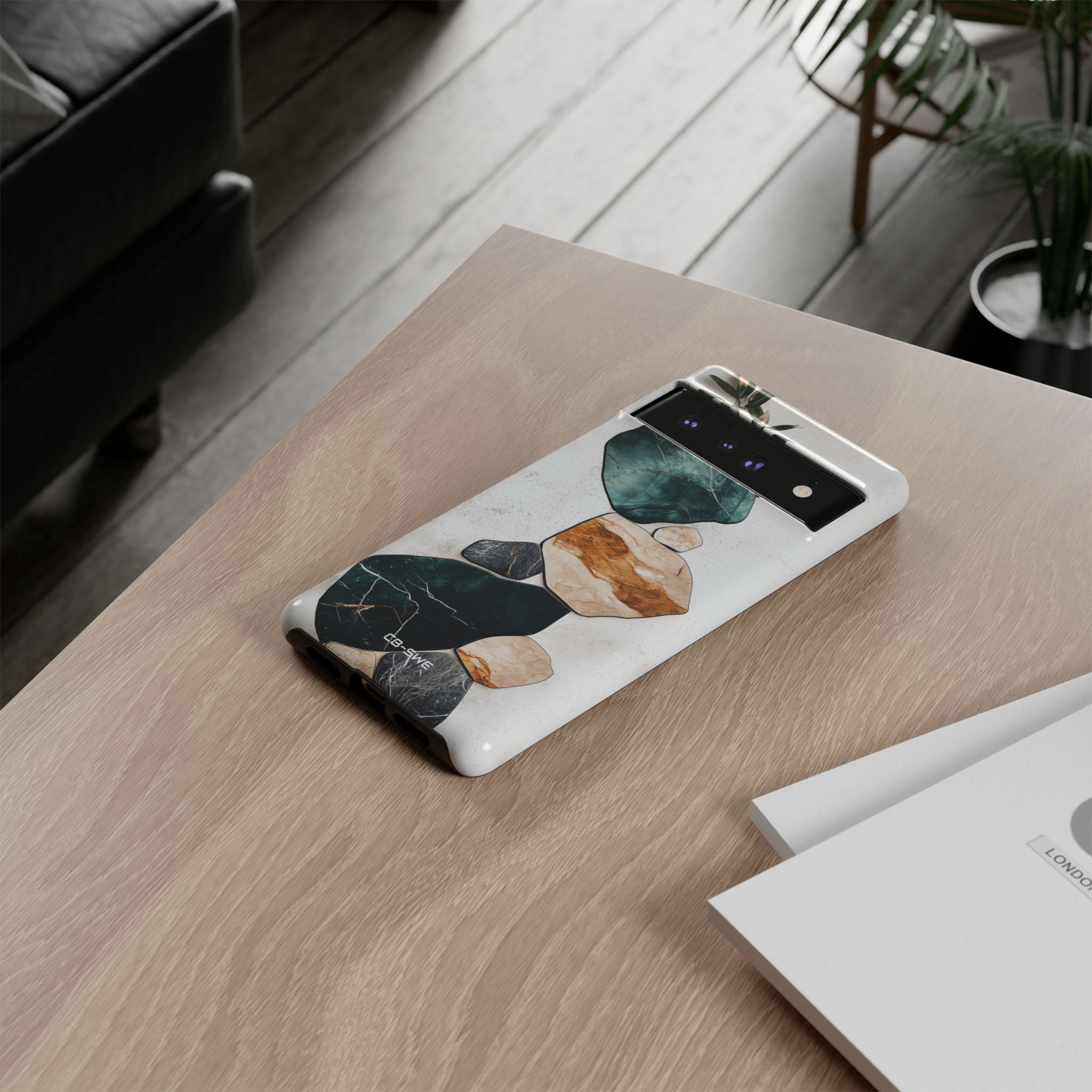 Stone Shapes Embrace - Google Pixel Case
