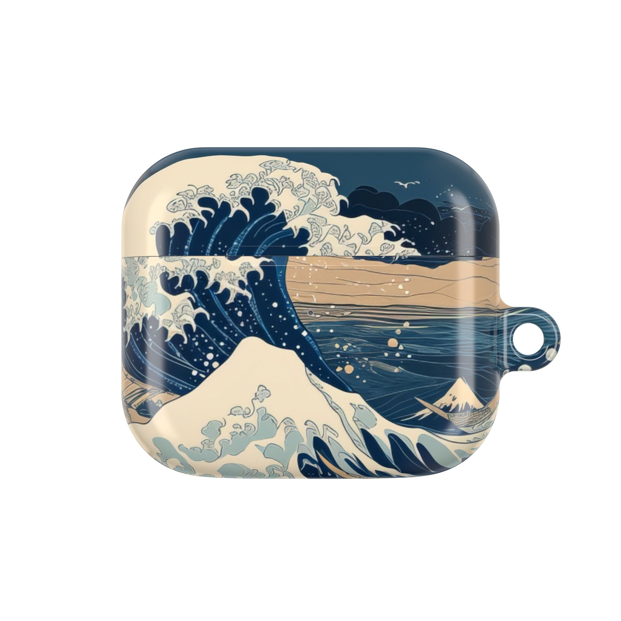 Cresting Navy Wave - AirPods Case