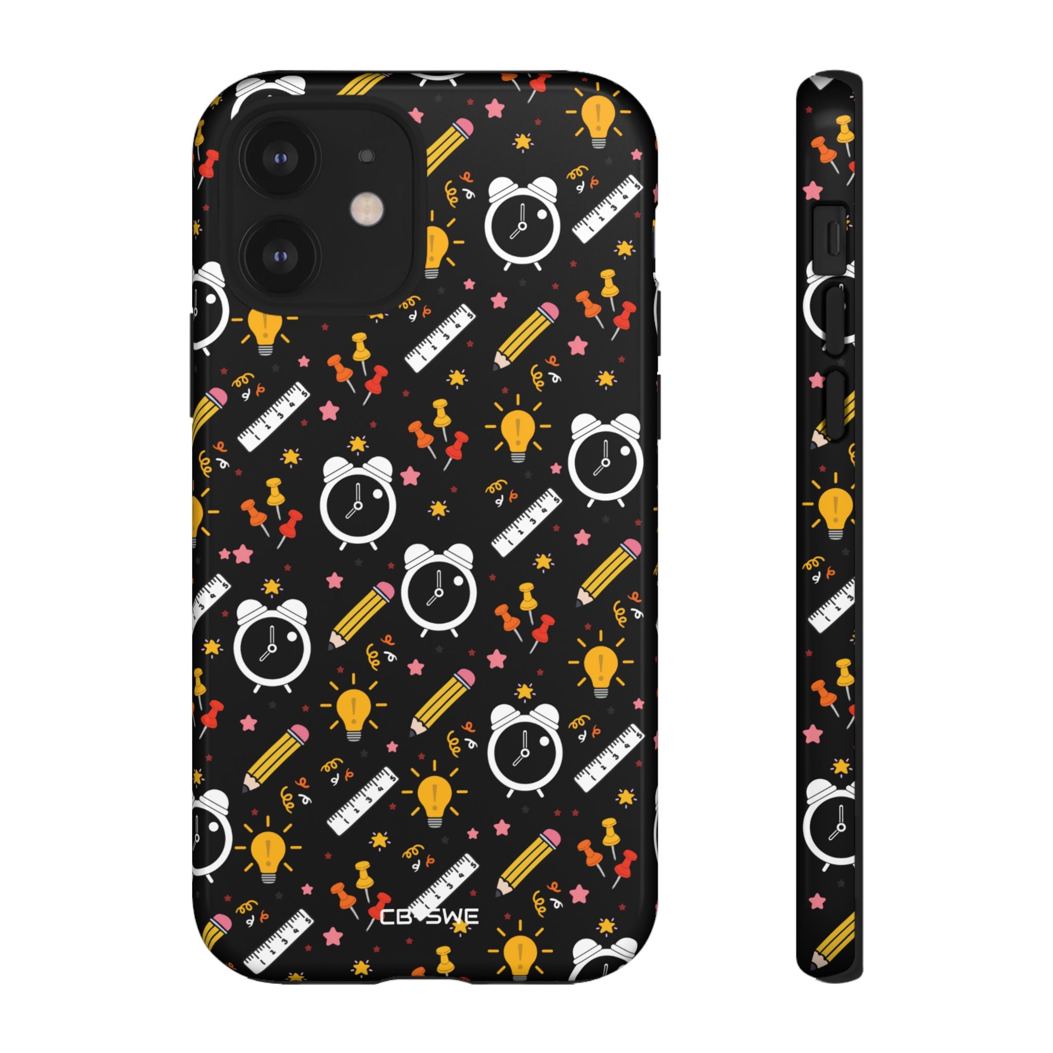 Bright Pencils Twirl - iPhone Case