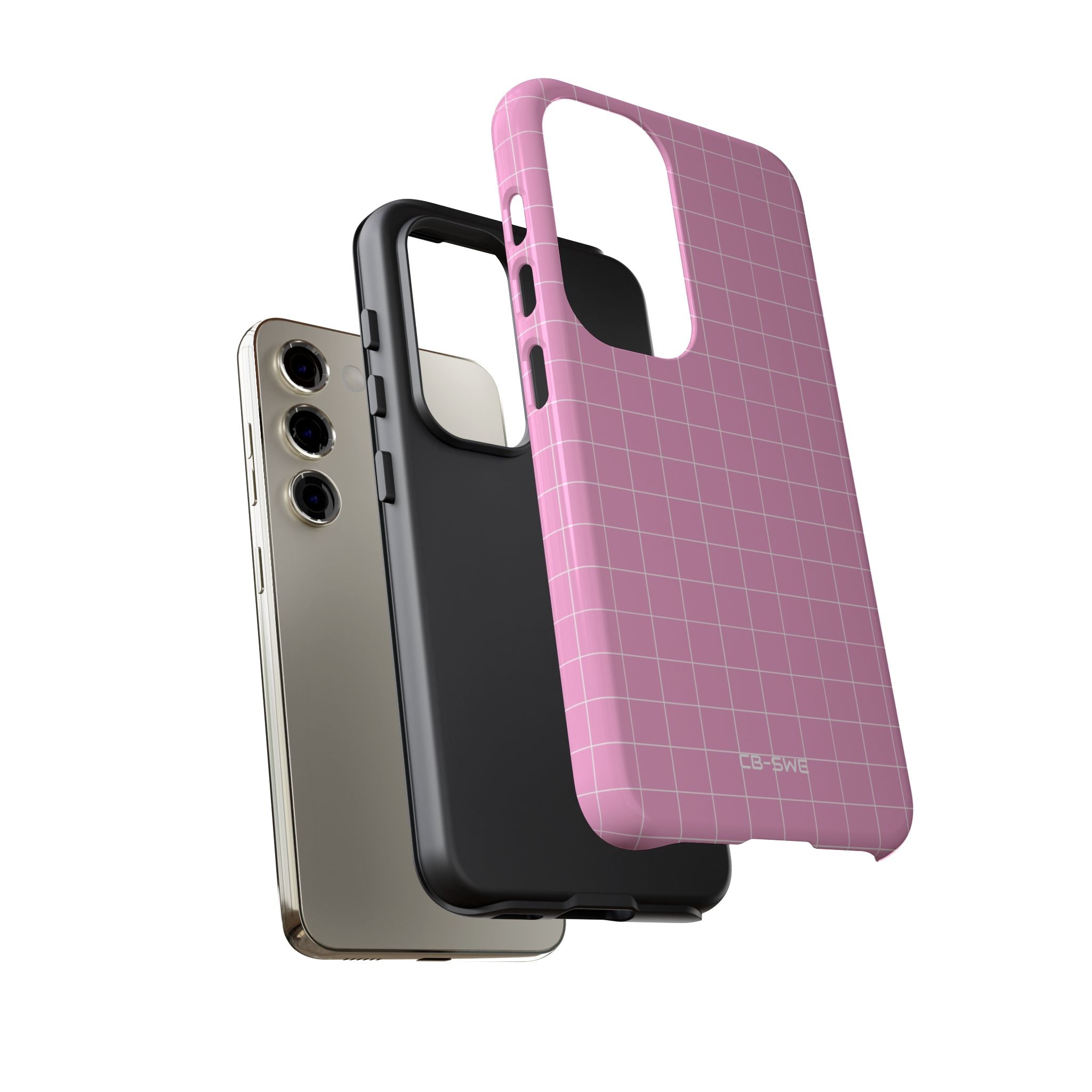 Pink Squares Align - Samsung Case