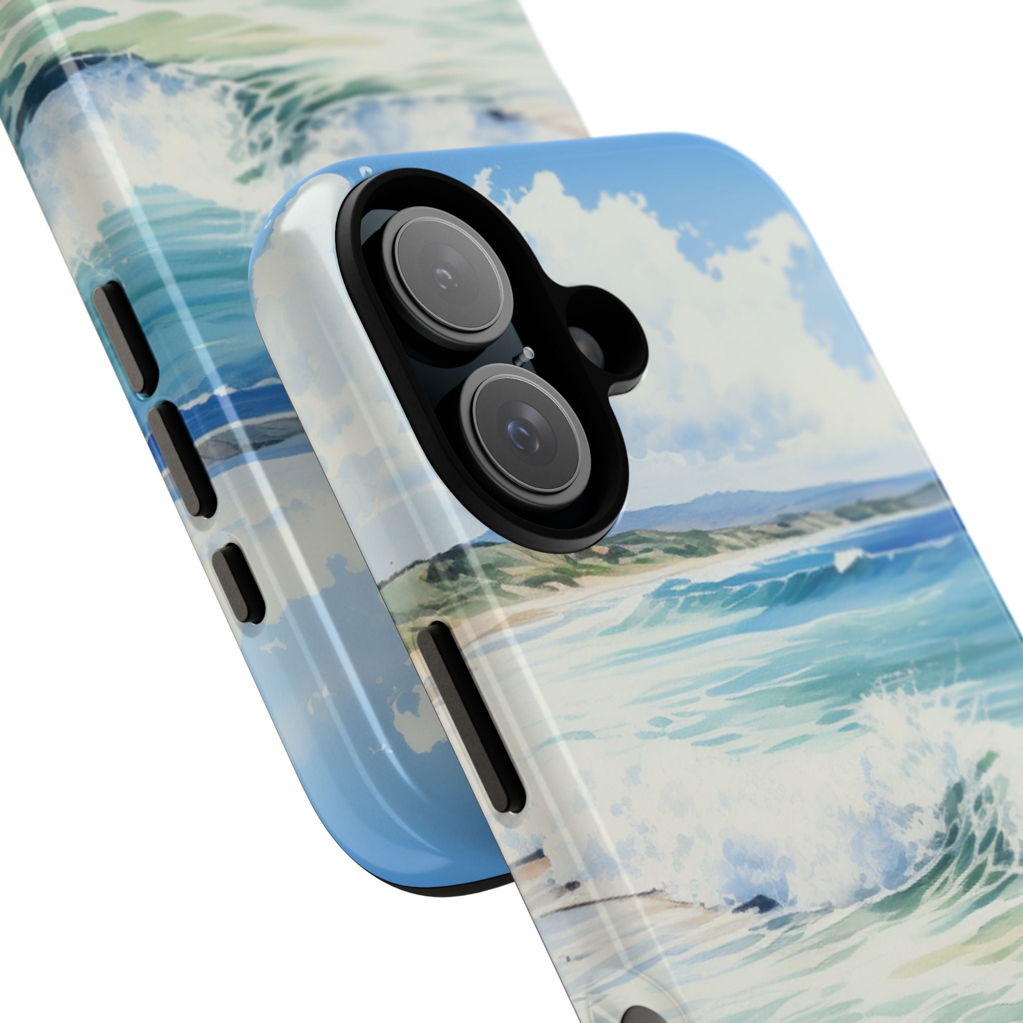 Foamy Wave Breeze iPhone 16 Plus Case - Tough