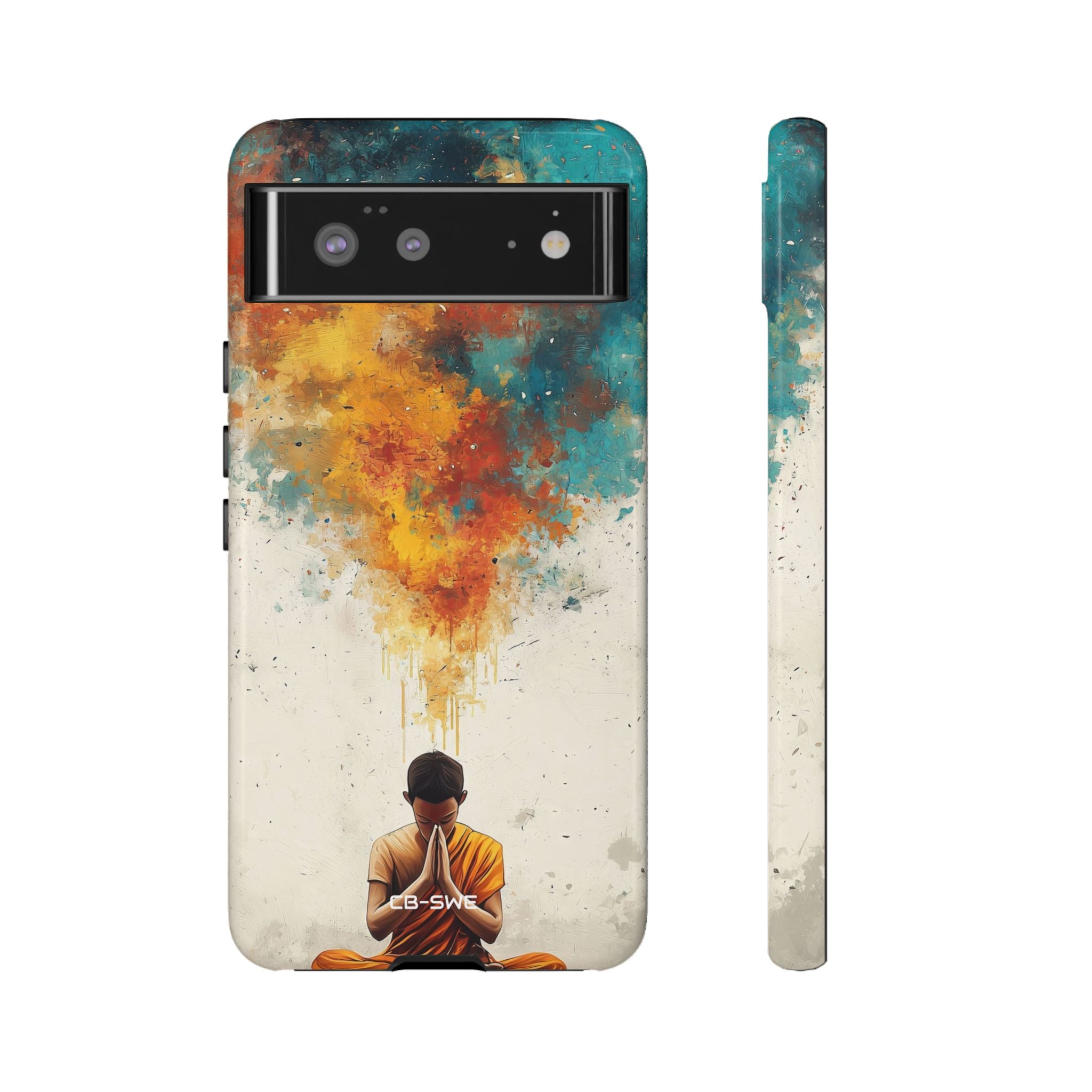 Monk Embracing Enlightenment - Google Pixel Case