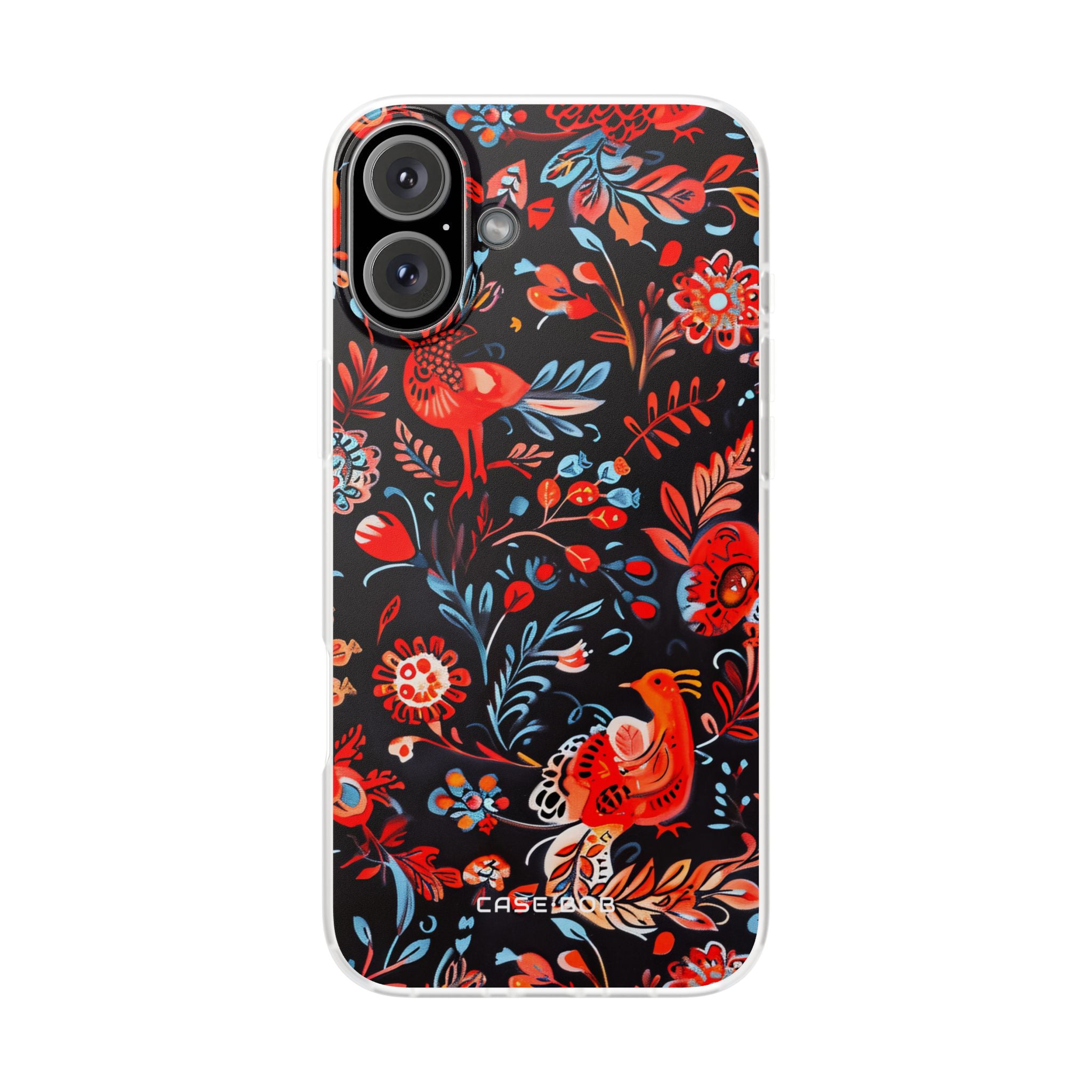Vivid Birdscape iPhone 16 Plus Case - Soft