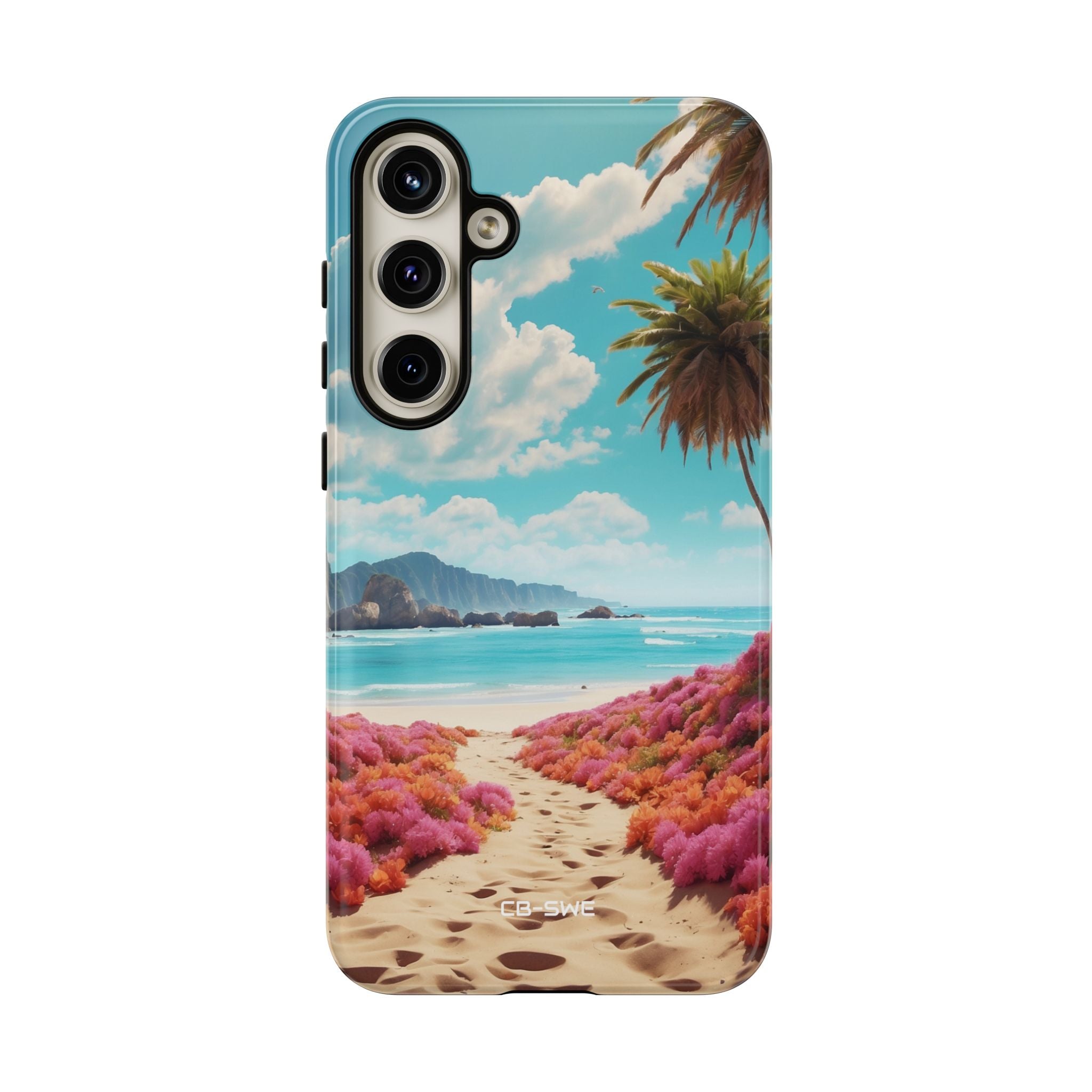 Tropical Flowers Frame - Samsung Case