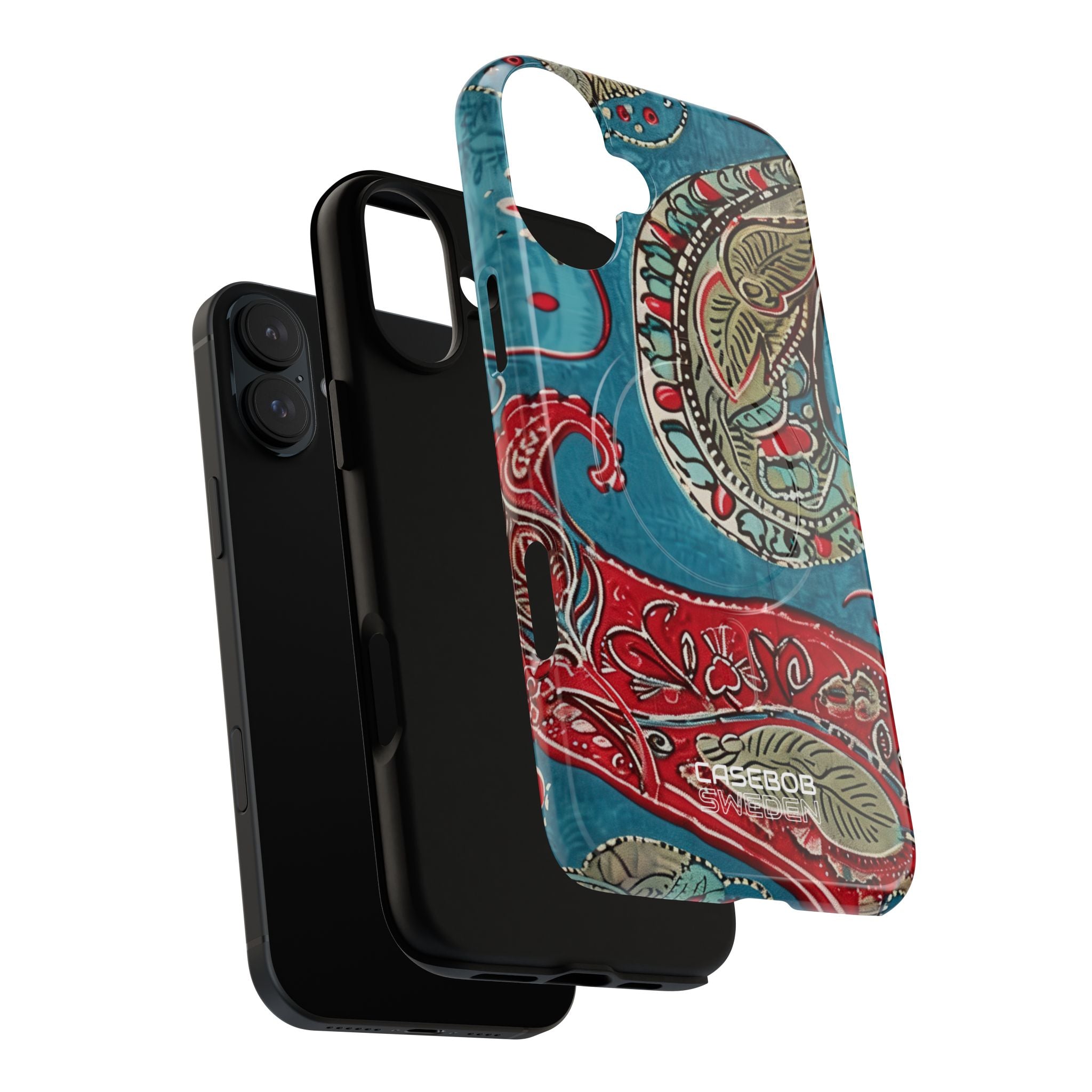 Paisley Floral Fusion iPhone 16 - Tough+