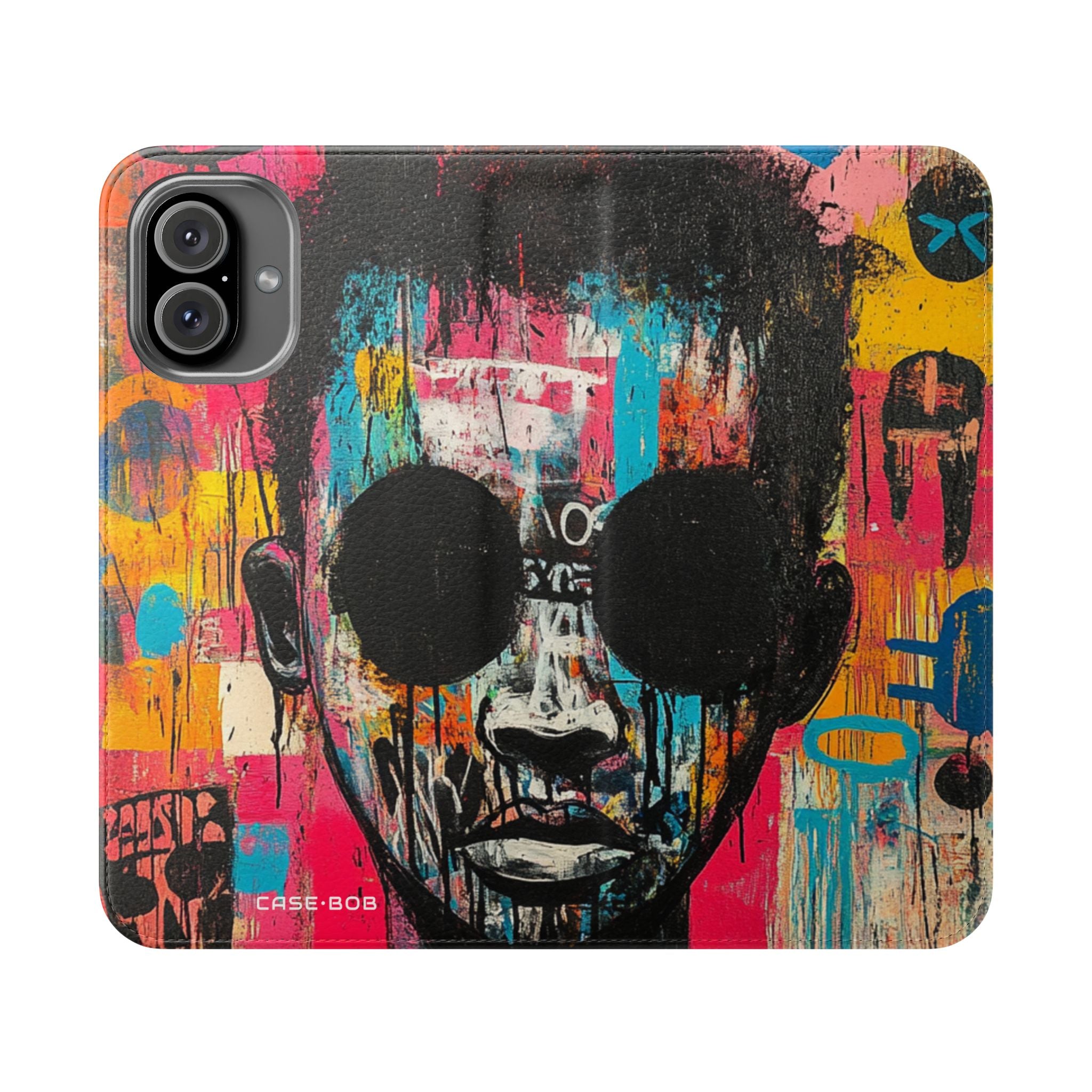 Black Orb Face - iPhone 16 Plus Case - Wallet
