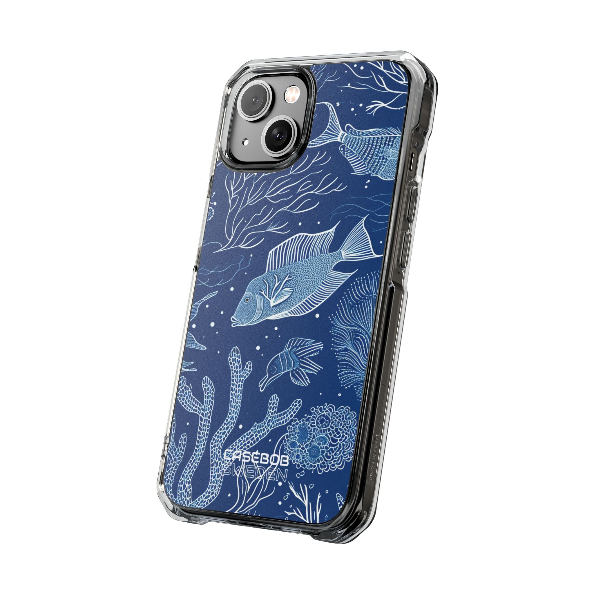 Blue Coral Garden iPhone 14 - Impact Clear+